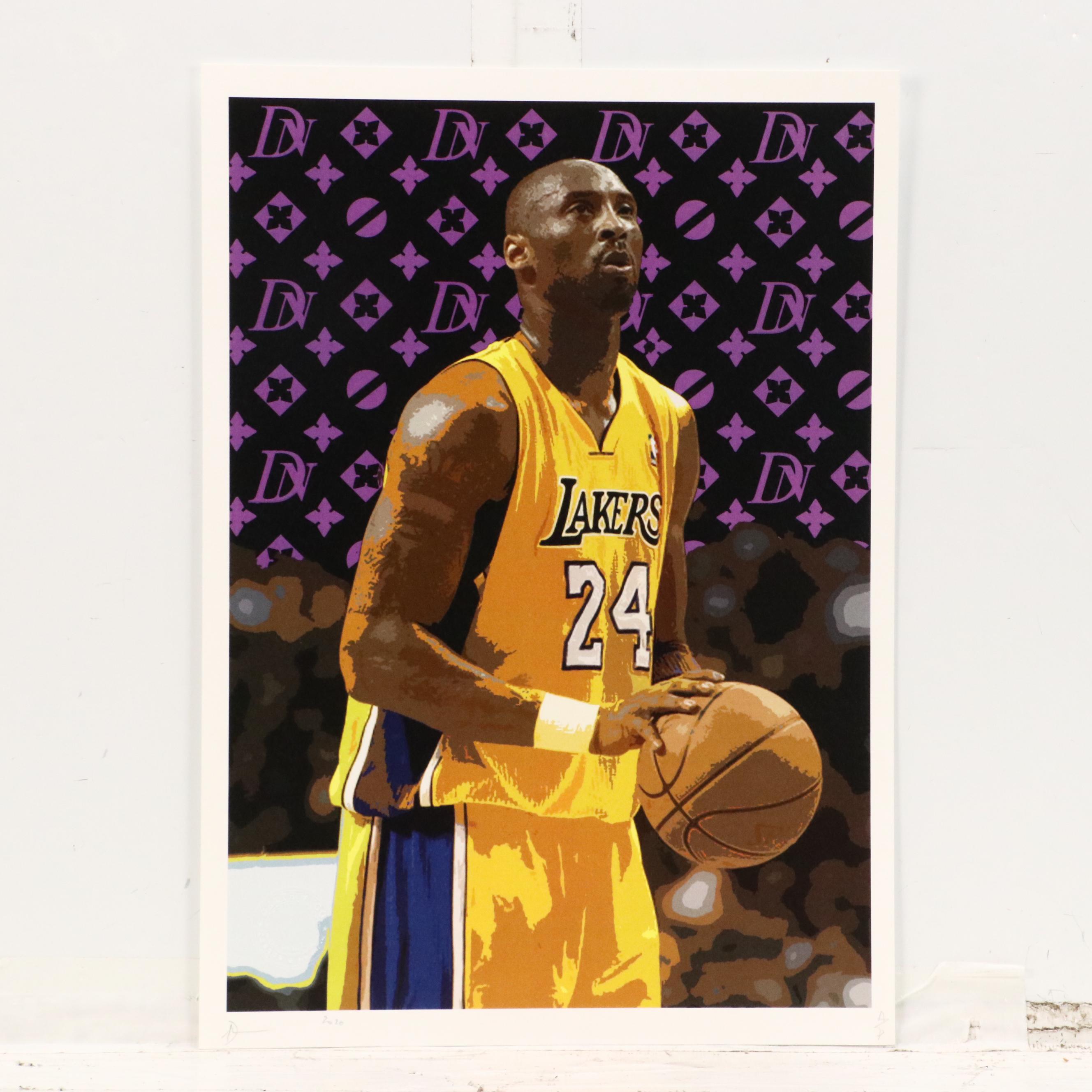 Death NYC Pop Art Digital Prints Homage to Kobe Bryant LA Lakers, 2020