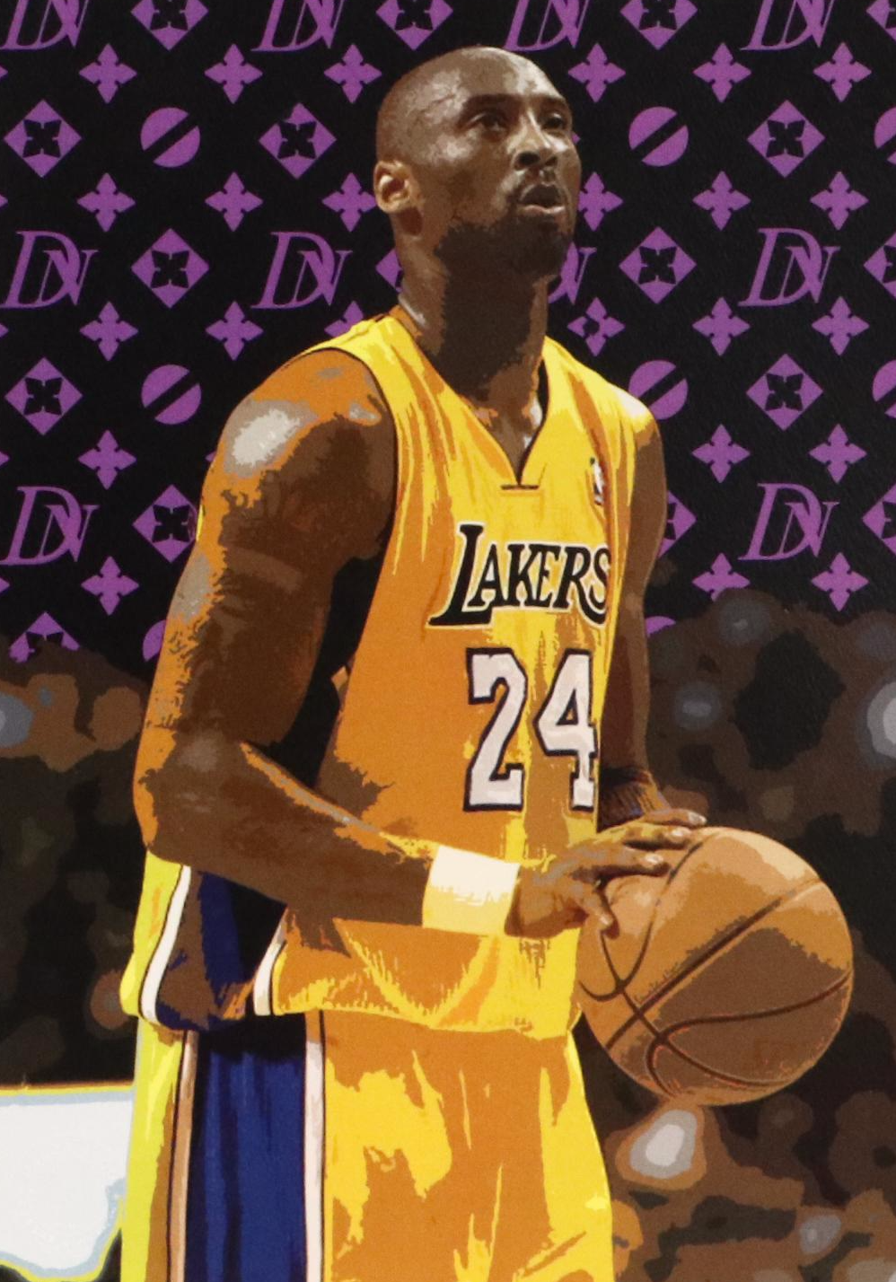 Death NYC Pop Art Digital Prints Homage to Kobe Bryant LA Lakers, 2020
