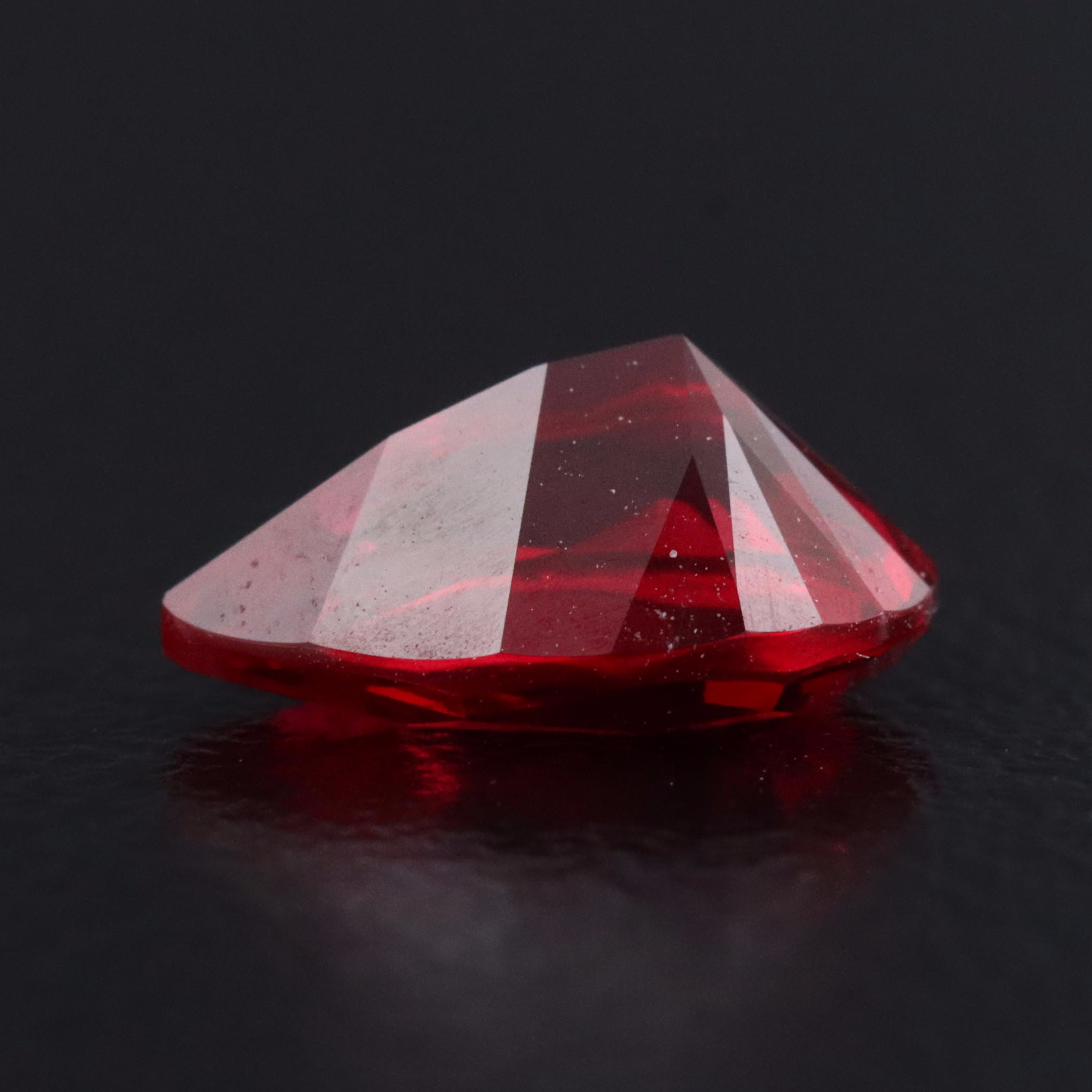 Loose 1.74 CT Lab Grown Ruby