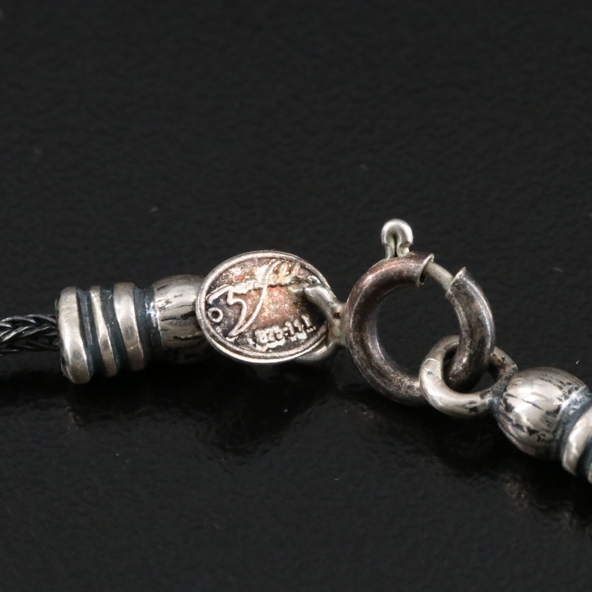 Zanfeld Sterling Necklace with 14K Bead Accents