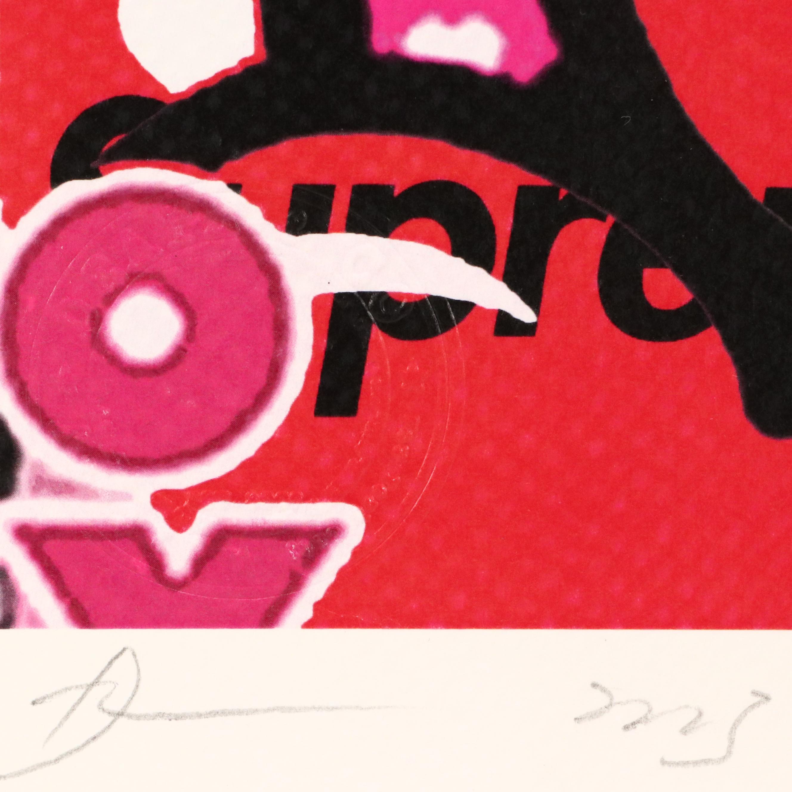 Death NYC Pop Art Digital Print with Hello Kitty and Supreme, 2023