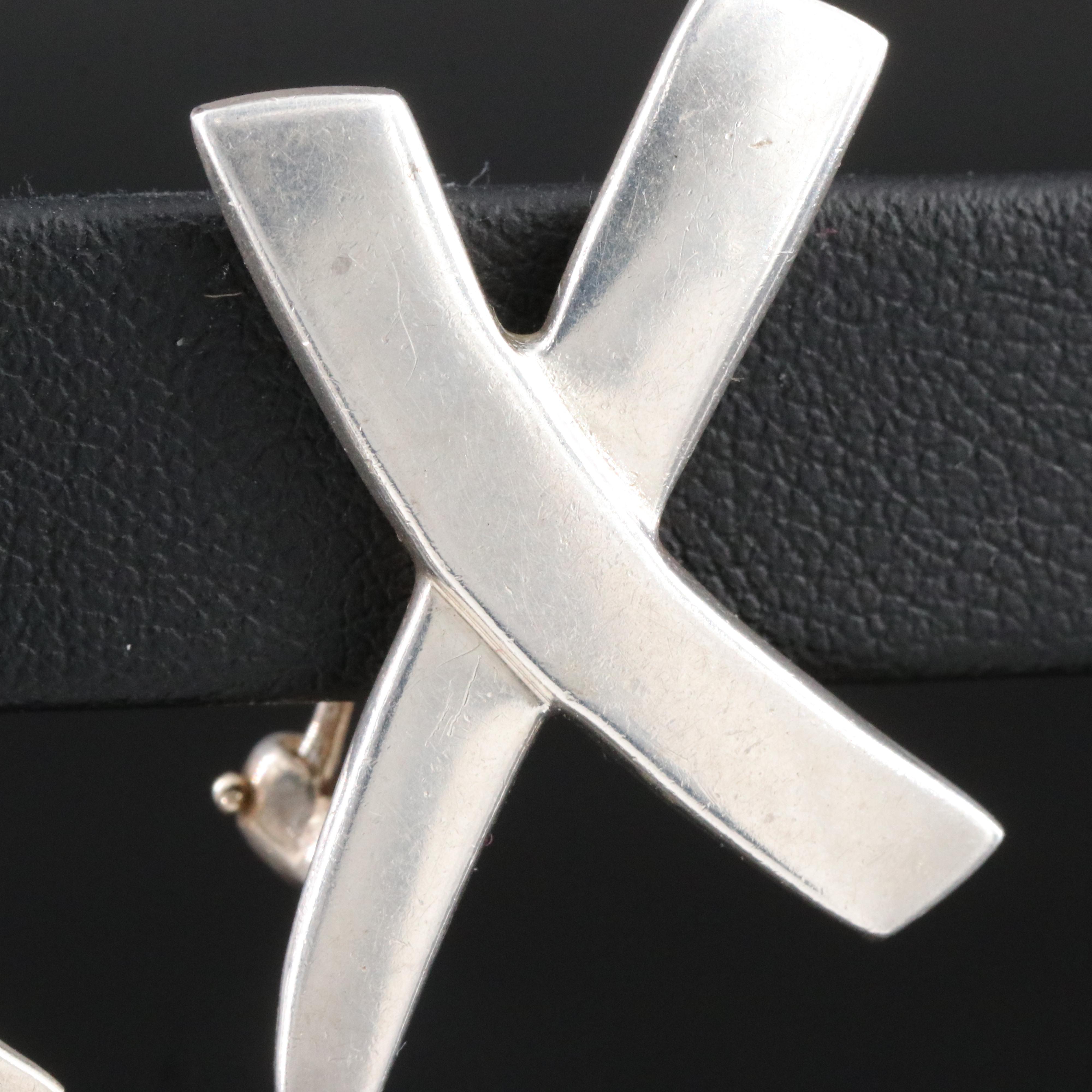 Paloma Picasso for Tiffany & Co. Graffiti X Sterling Earrings