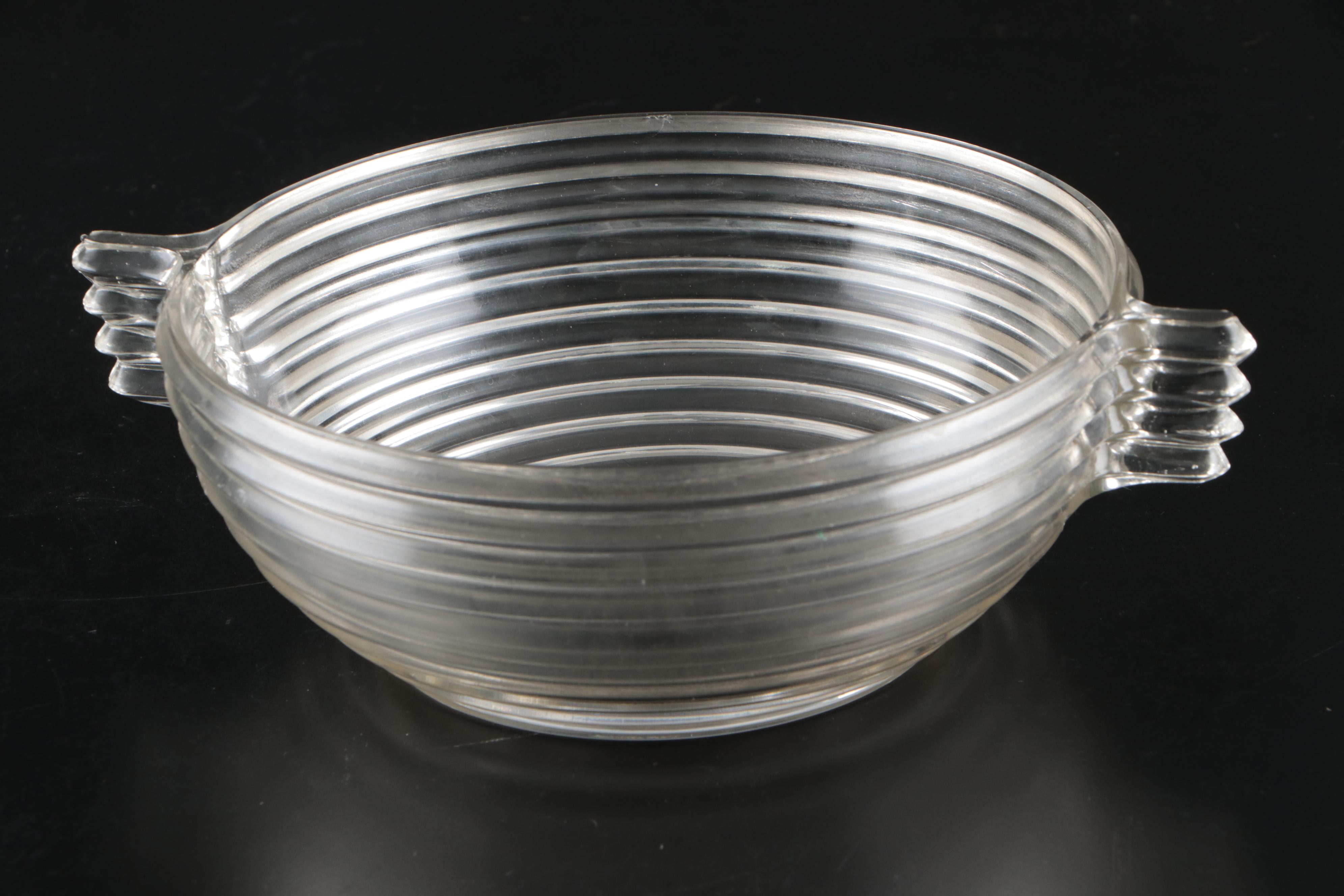 Basket, Bowls, Torte Stand, Salt Cellars and More Glass and Crystal Tableware