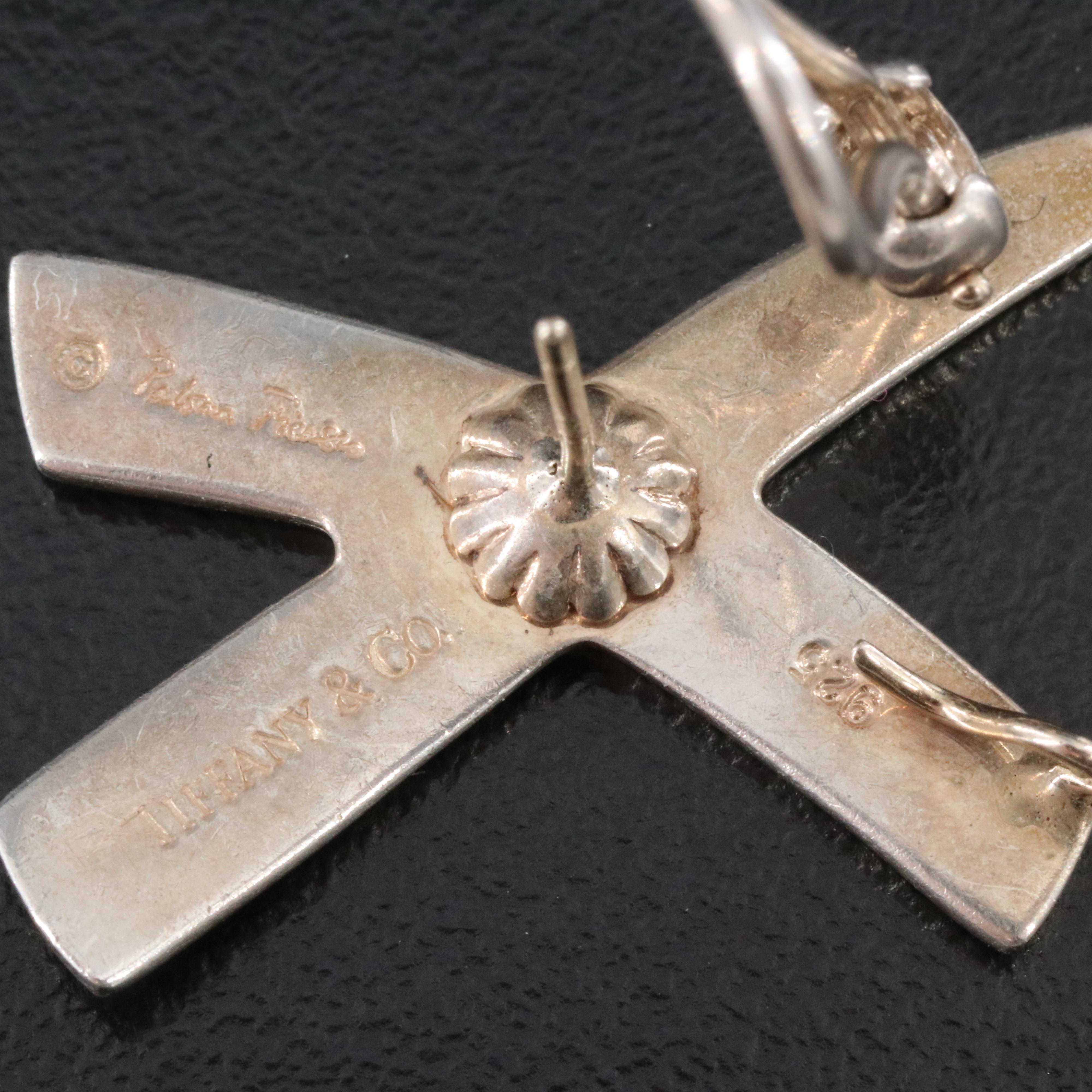 Paloma Picasso for Tiffany & Co. Graffiti X Sterling Earrings