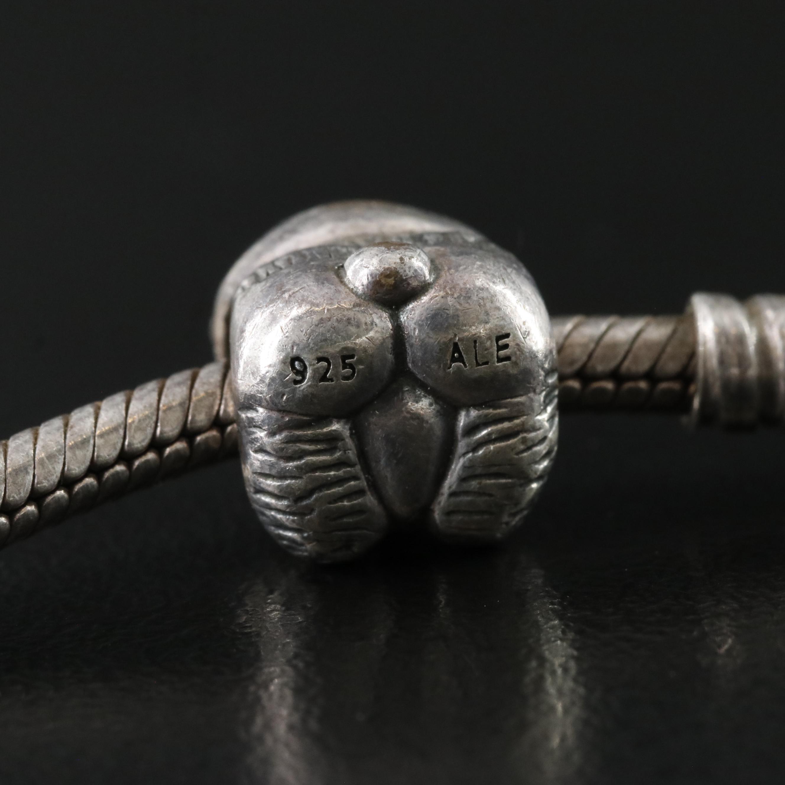 Pandora Sterling Panda Charm Bracelet