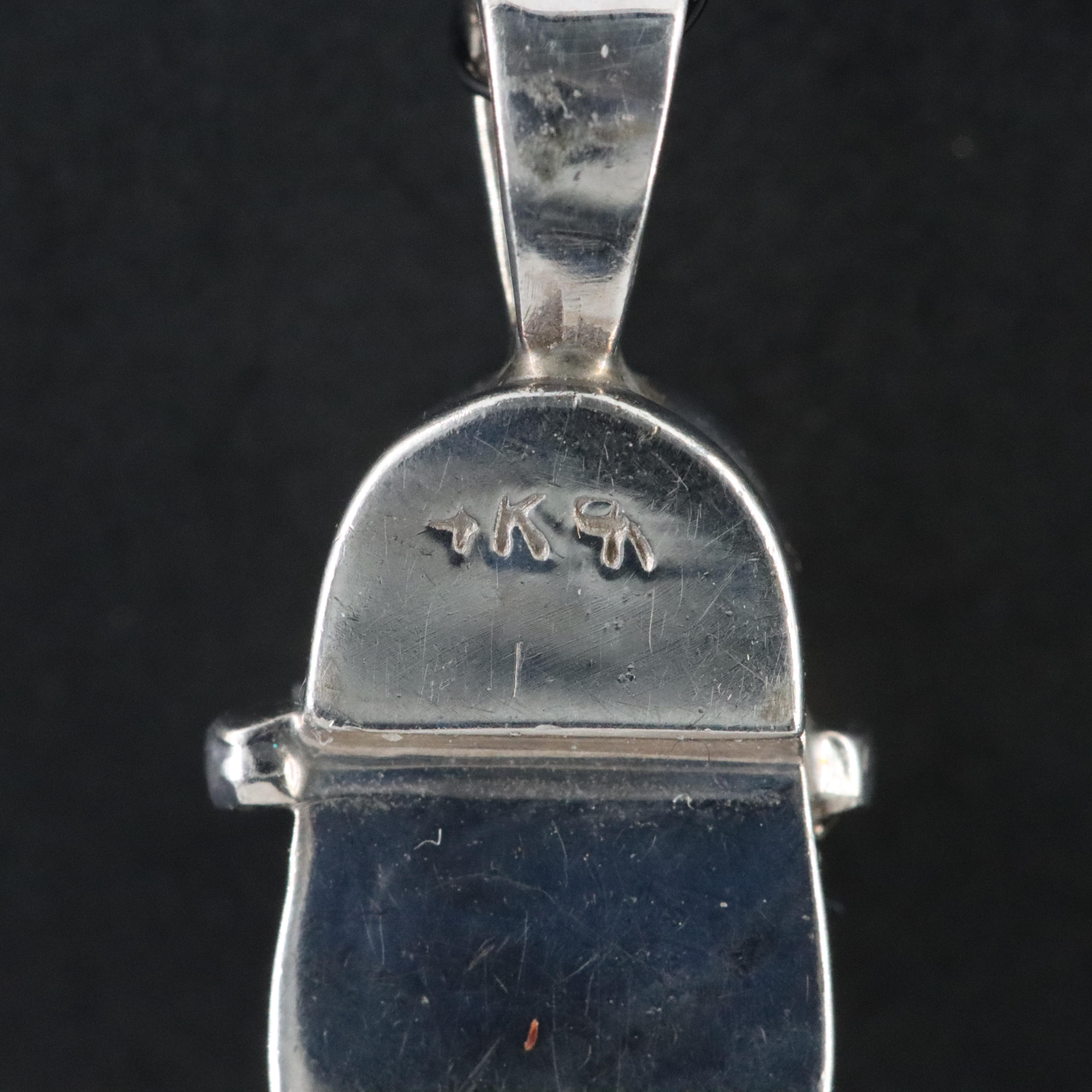 14K Mary Jane 0.23 CTW Diamond Shoe Pendant