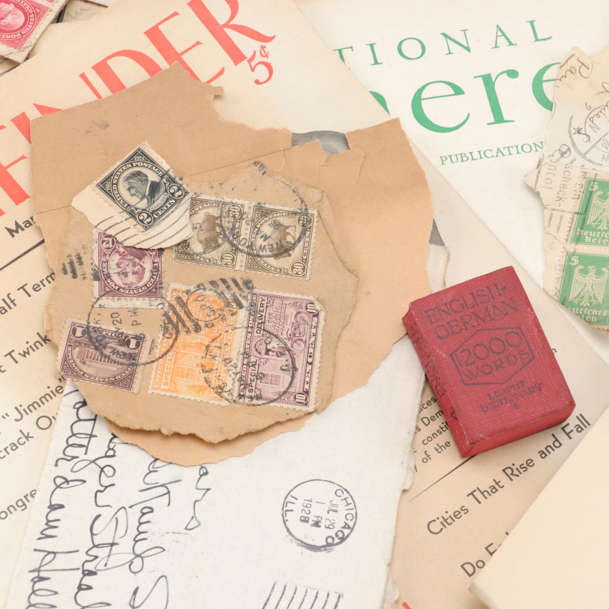 Political, Business, and Travel Ephemera, Early to Mid-20th Century