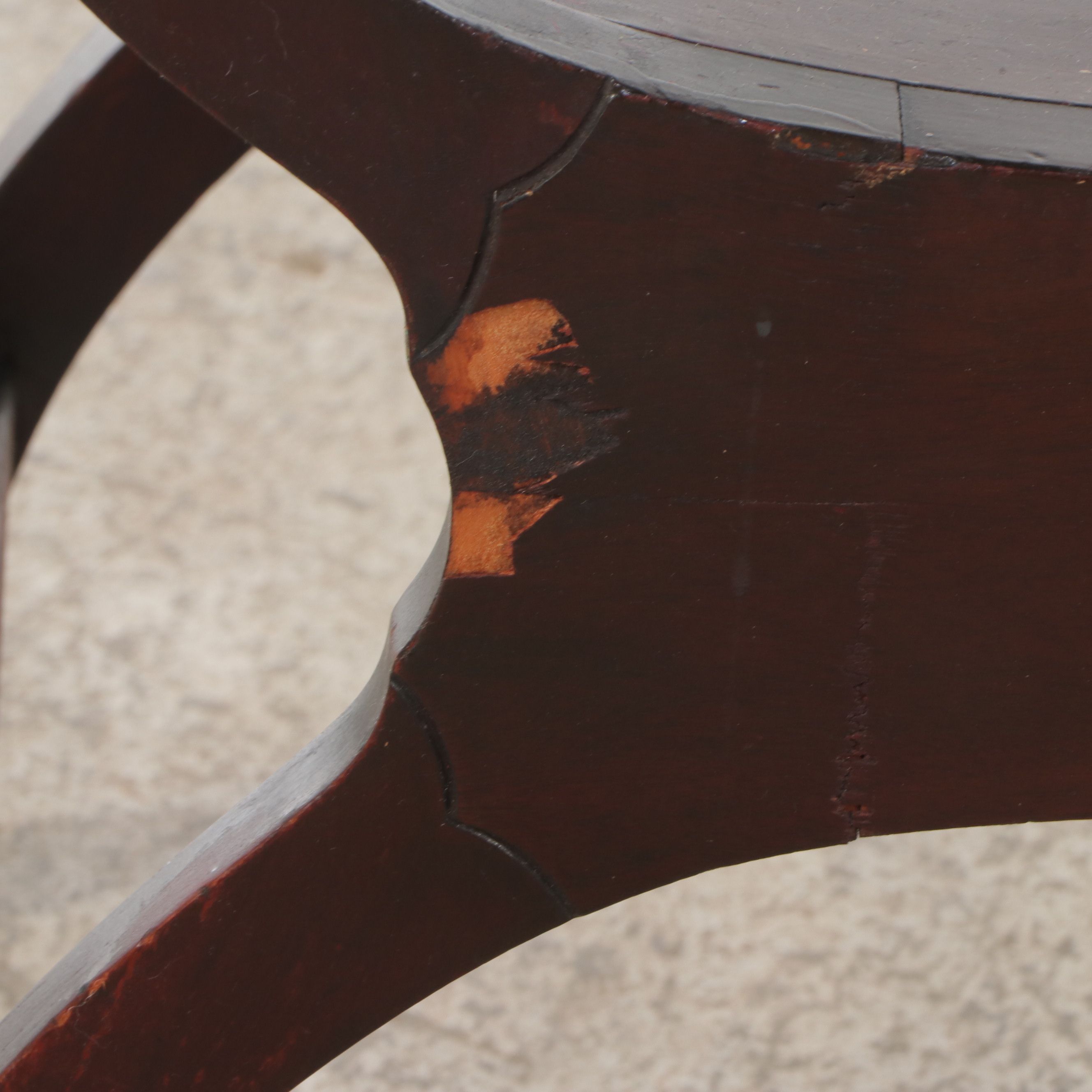 Carved Mahogany Savonarola Style Armchair, Early 20th Century