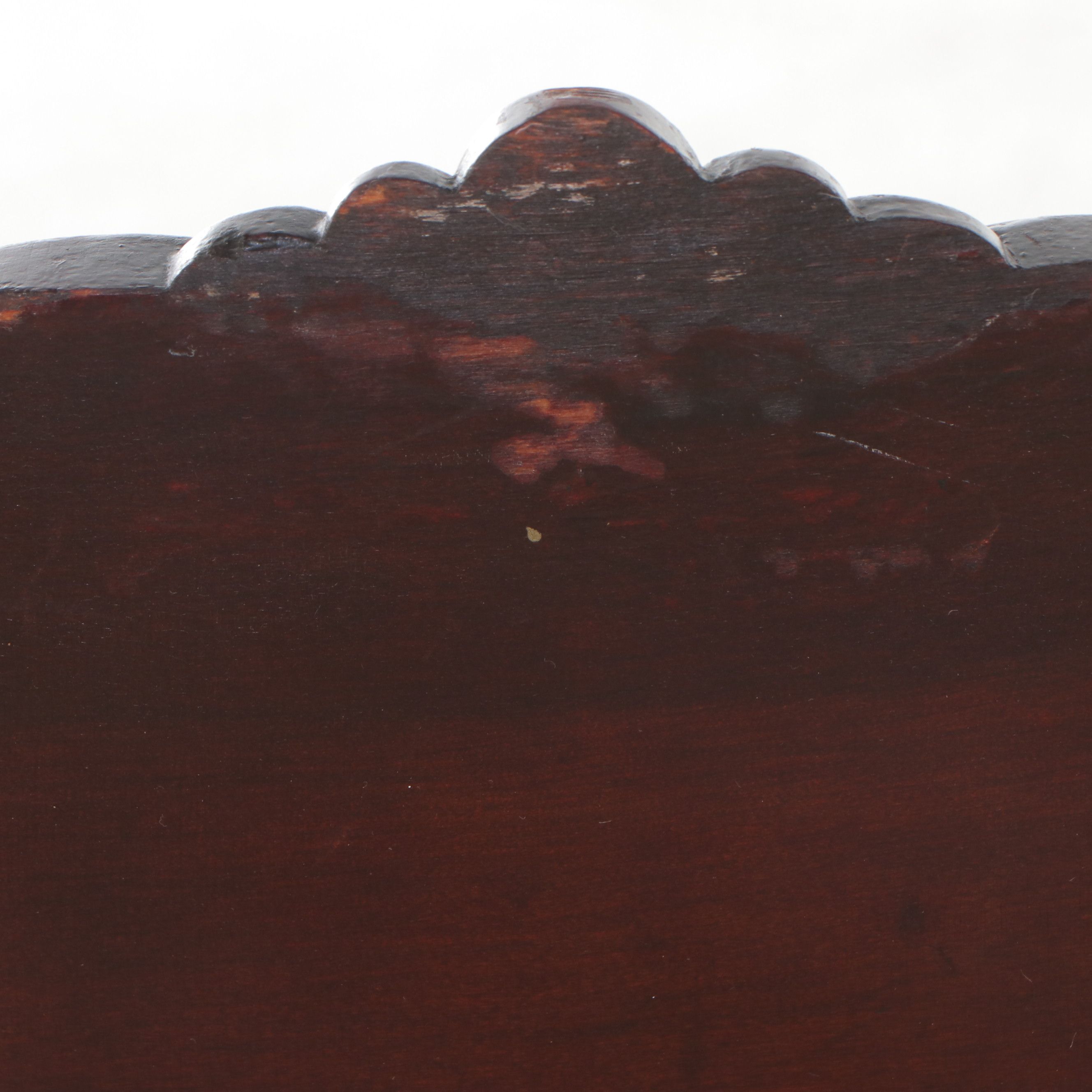 Carved Mahogany Savonarola Style Armchair, Early 20th Century