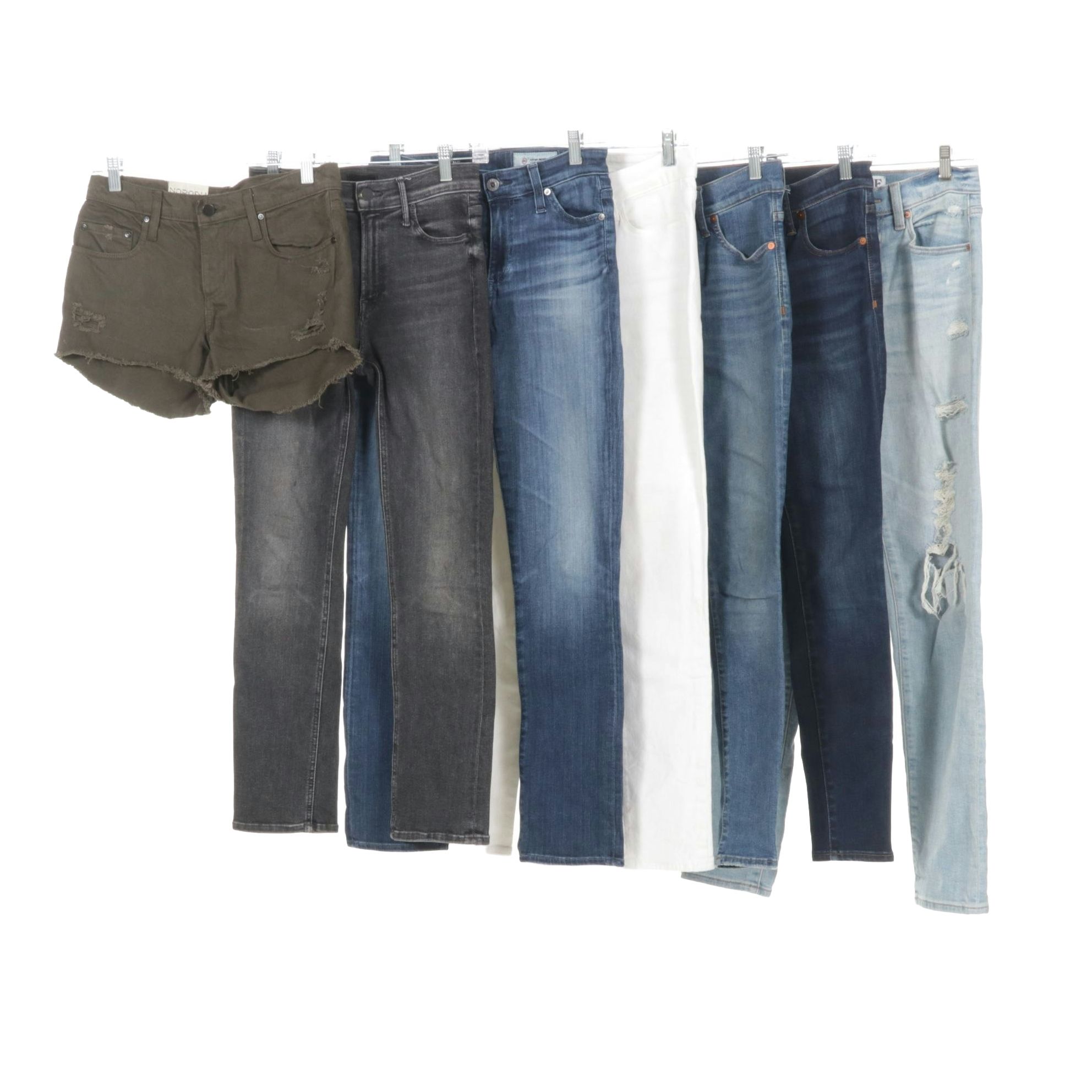 Women's Madewell, Daze, Adriano Goldschmied and More Mid-Rise Denim Jeans