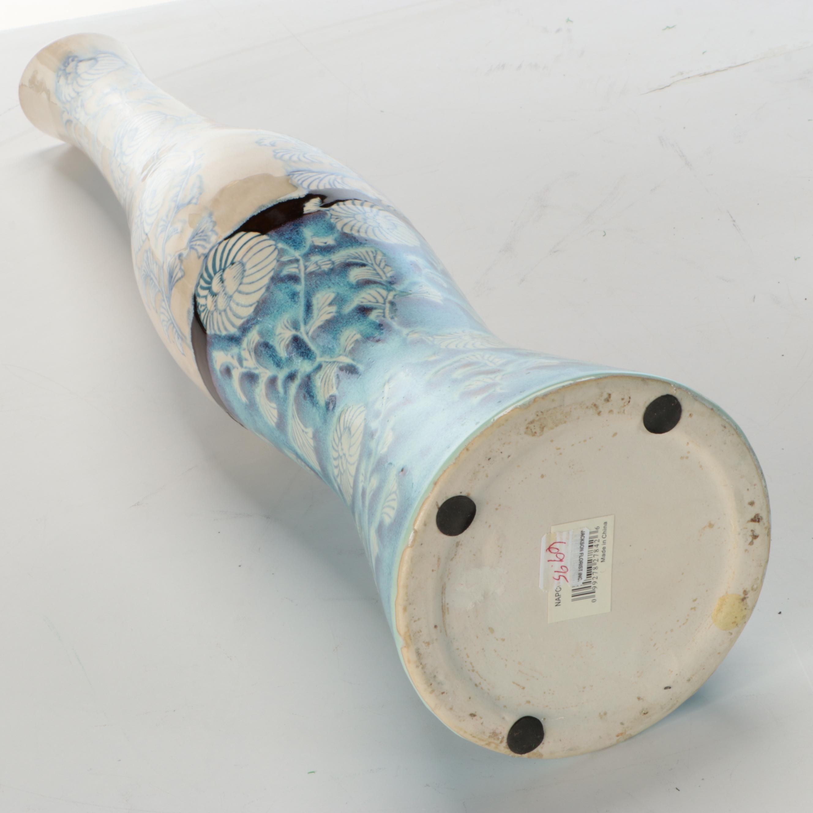 Jackson Florist Inc. Glazed Ceramic Vases