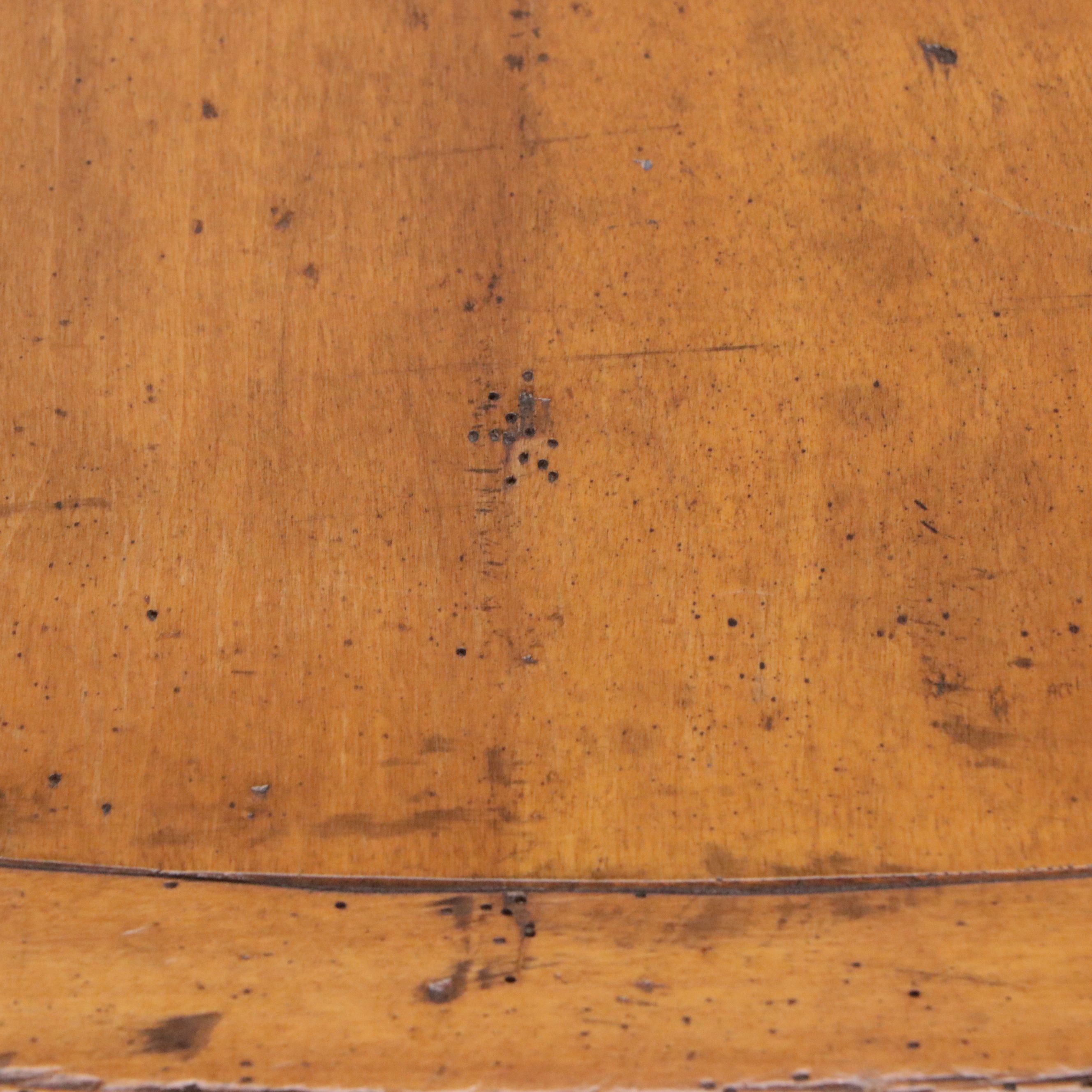 French Provincial Style Round Wood Coffee Table