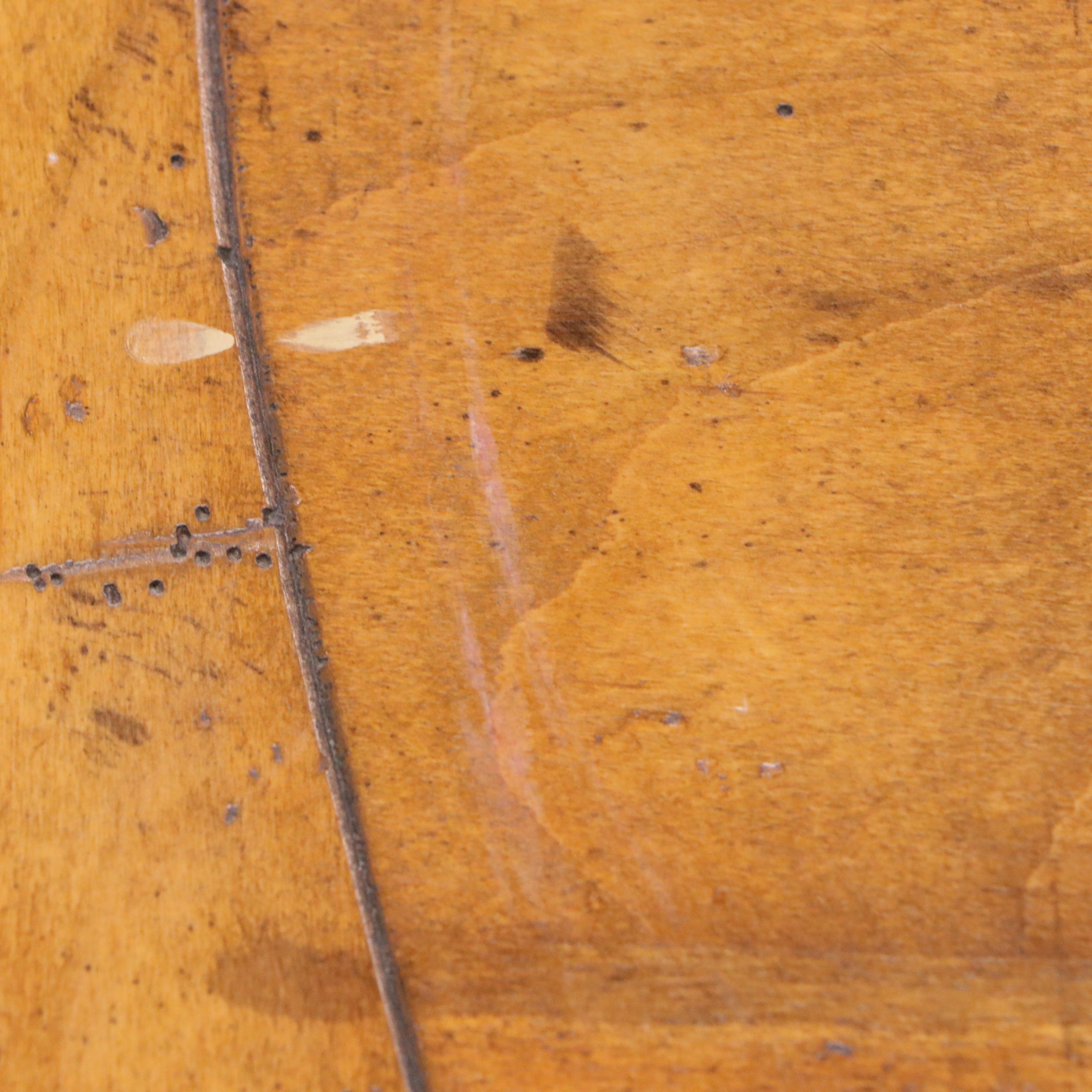 French Provincial Style Round Wood Coffee Table