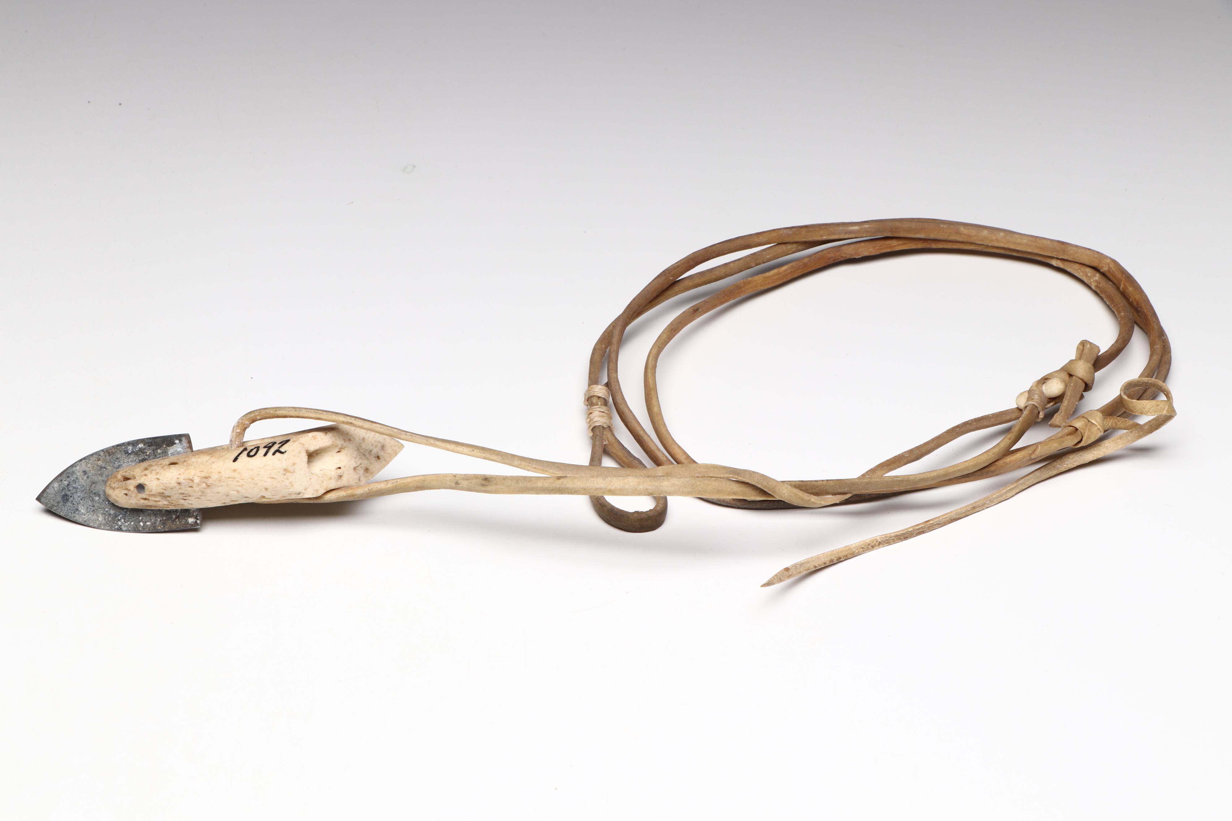 Indigenous Subarctic Carved Hunting and Fishing Implements