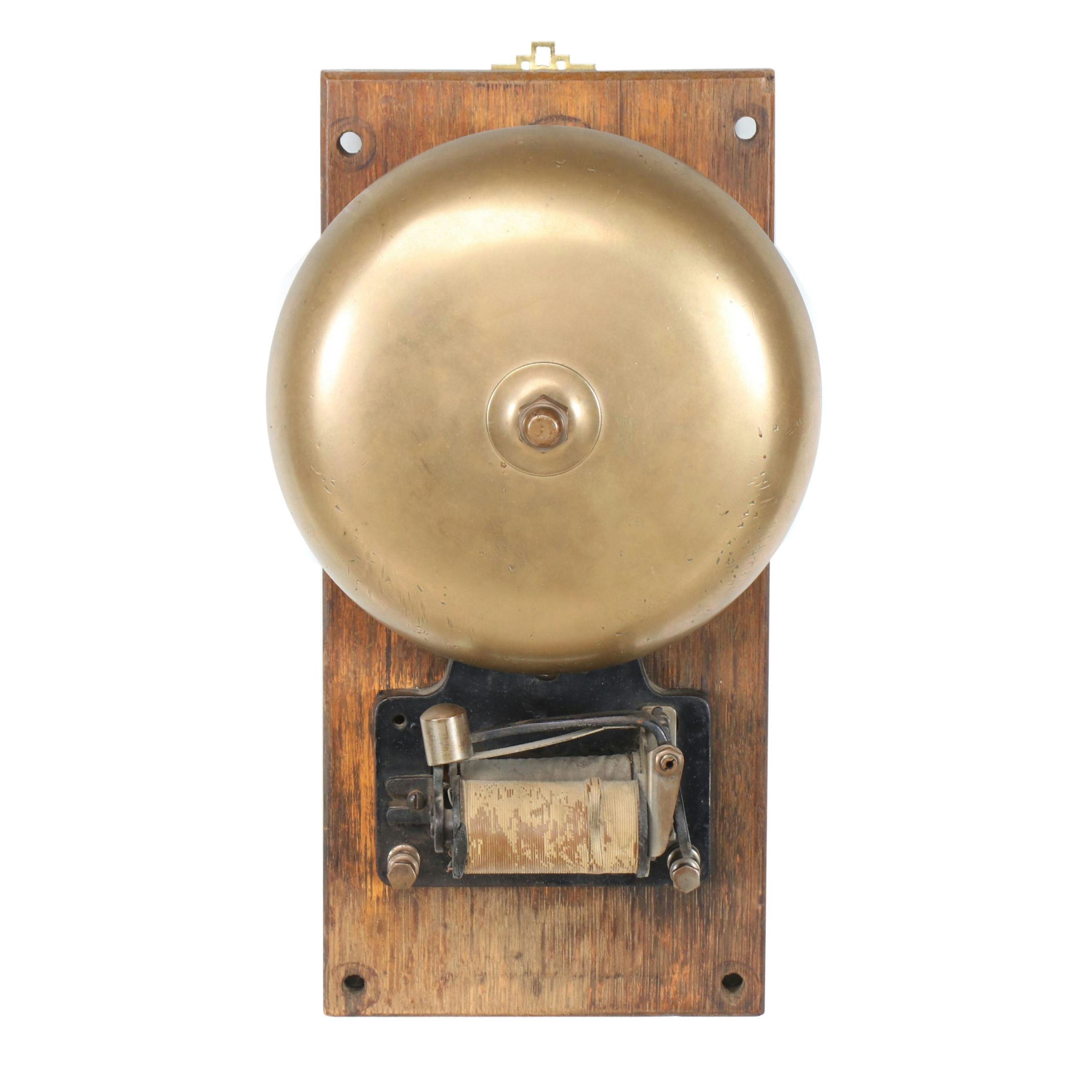 Wall-Mount Brass Antique Fire Alarm Bell