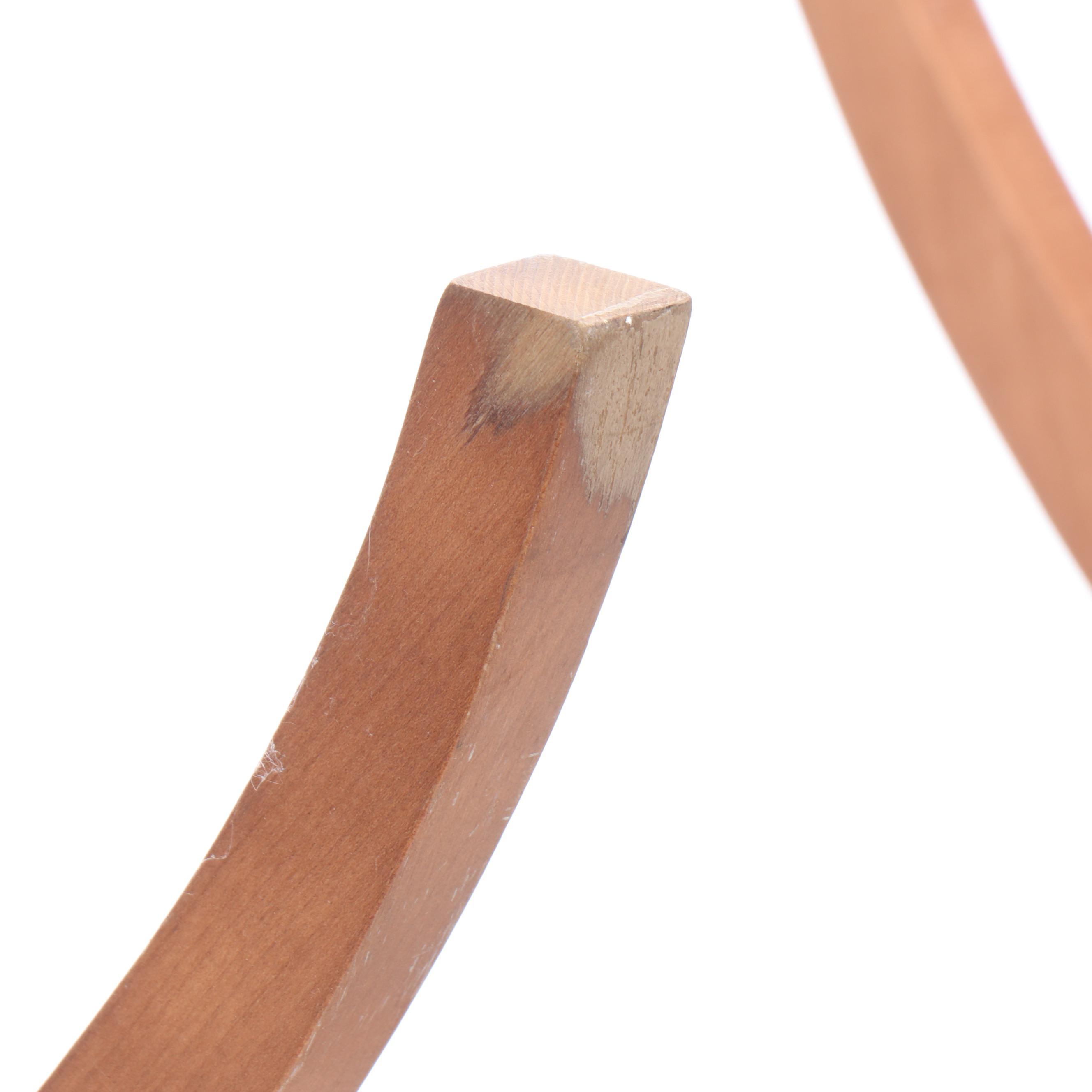 Folding Wood Luggage Stand, Late 20th Century