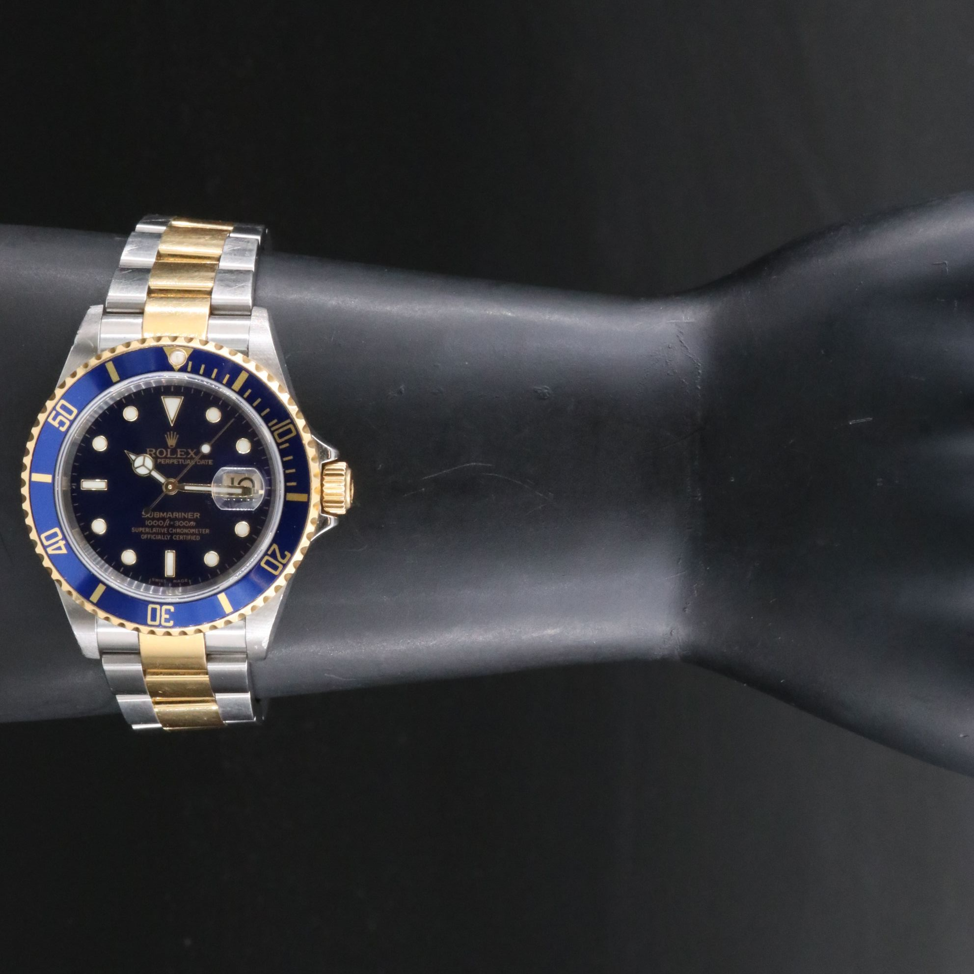 2005 Rolex Submariner Date Blue Dial & Bezel Watch