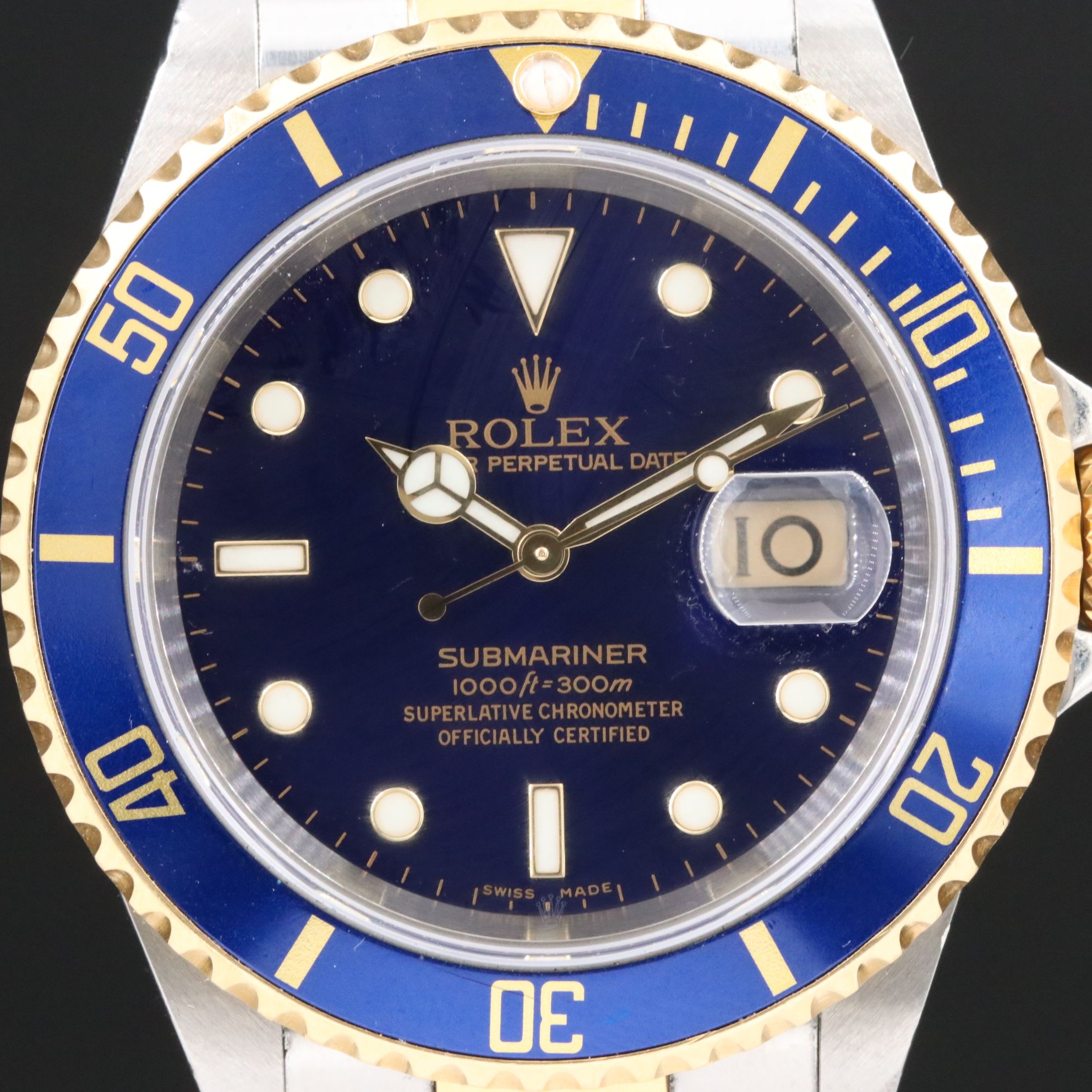 2005 Rolex Submariner Date Blue Dial & Bezel Watch