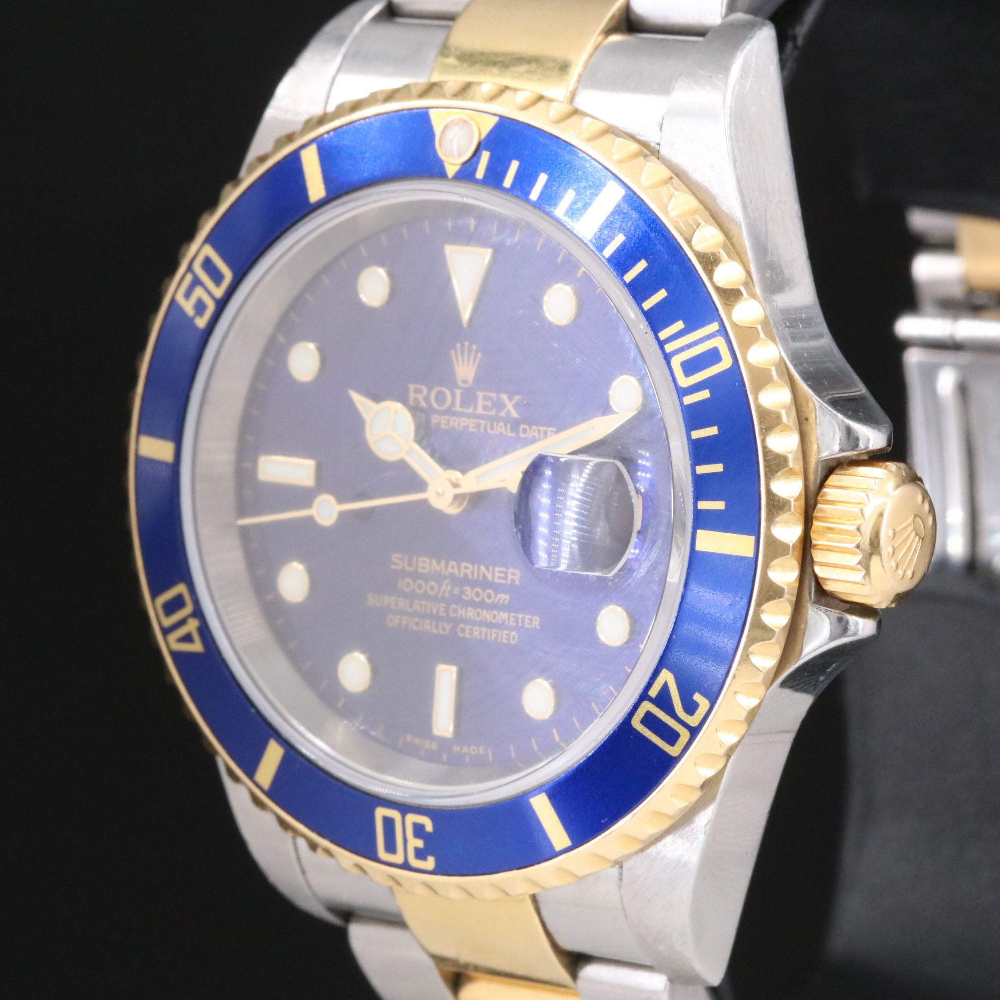 2005 Rolex Submariner Date Blue Dial & Bezel Watch