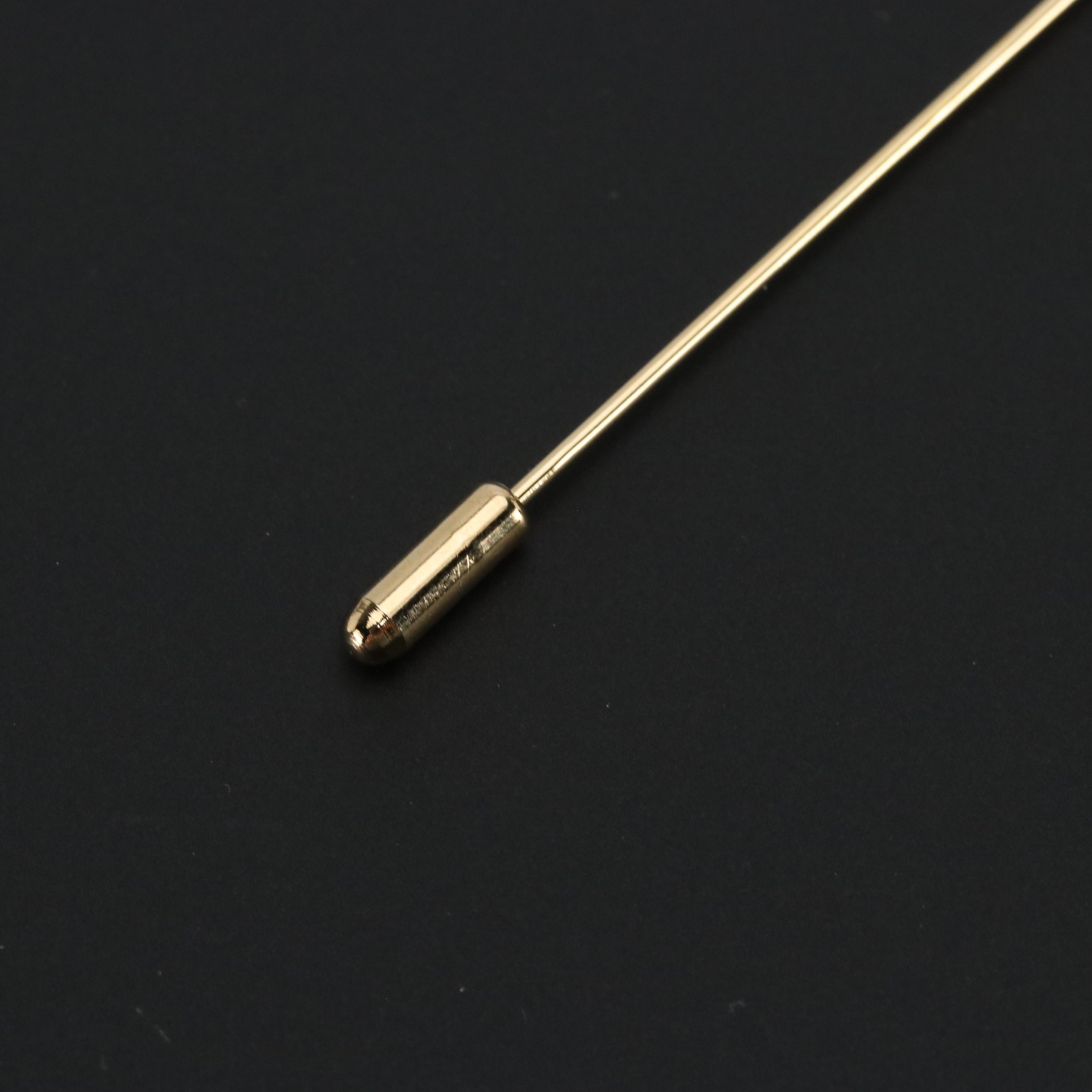 Salvatore Ferragamo Pearlized Bead, Ribbon Bow and High Heel Pin with Box