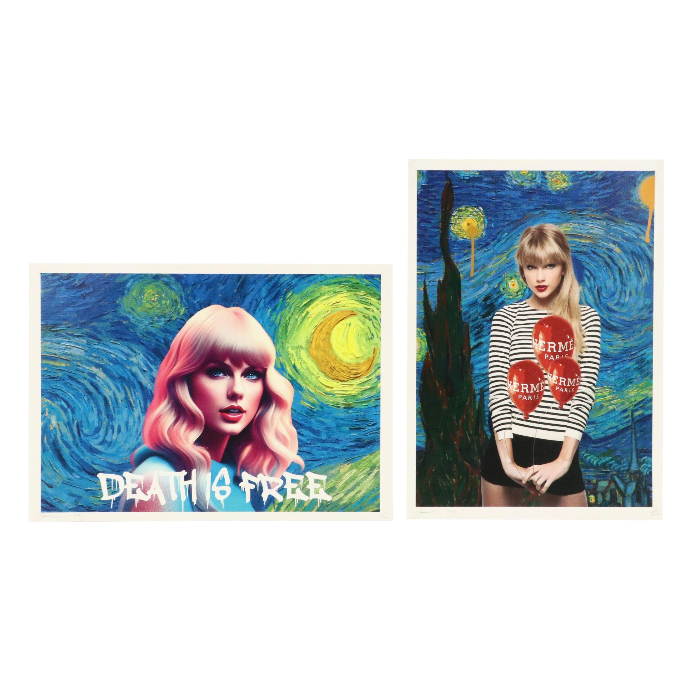 Death NYC Graphic Prints Homage to Van Gogh x Taylor Swift, 2023