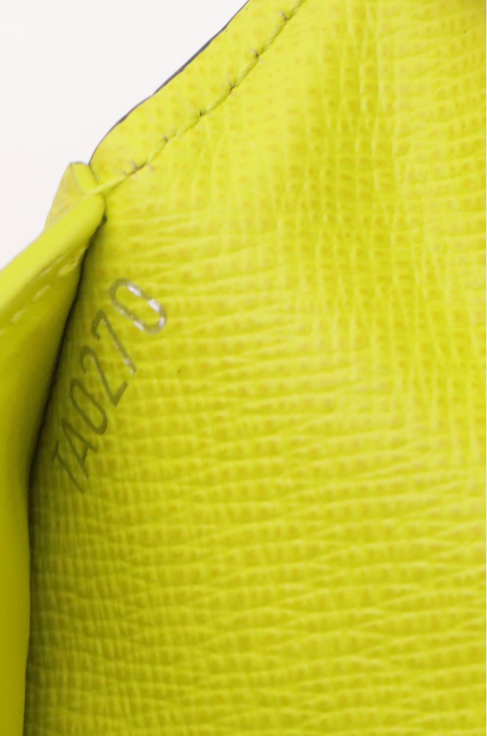 Louis Vuitton Pocket Organizer in "Lemonade" Monogram Canvas and Taïga Leather