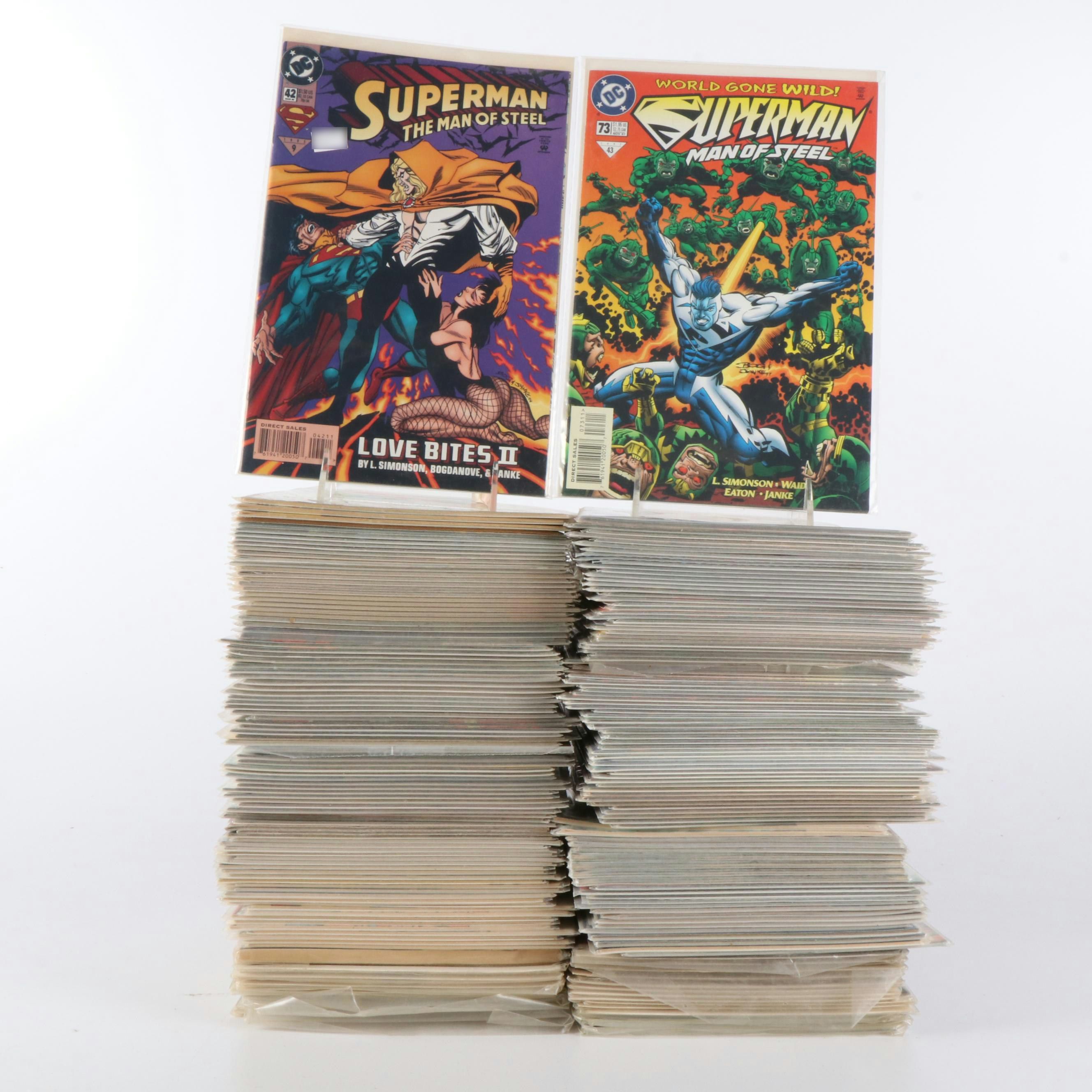 "Superman" and "Steel" Modern Age Comic Books