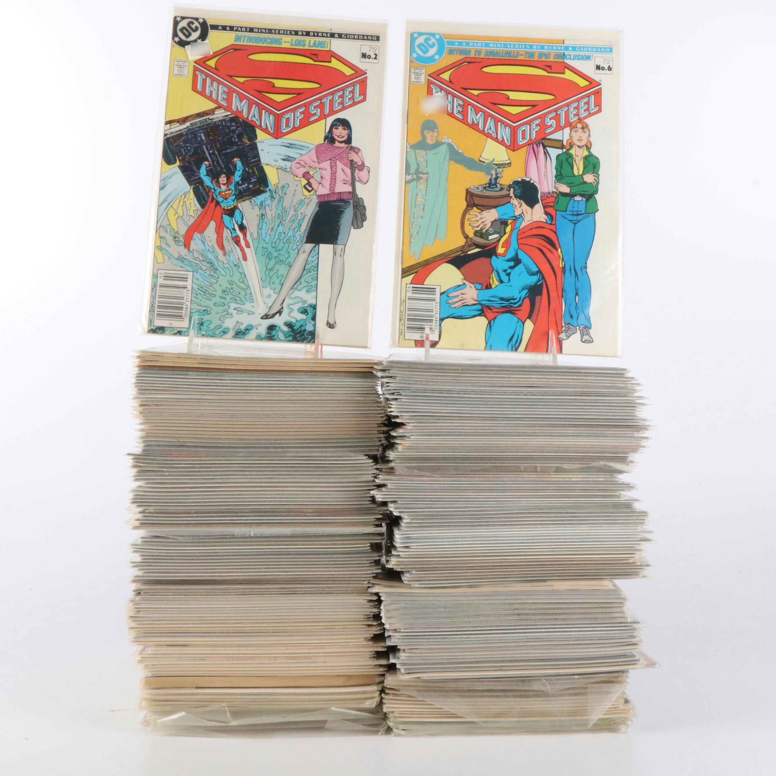 "Superman" and "Steel" Modern Age Comic Books