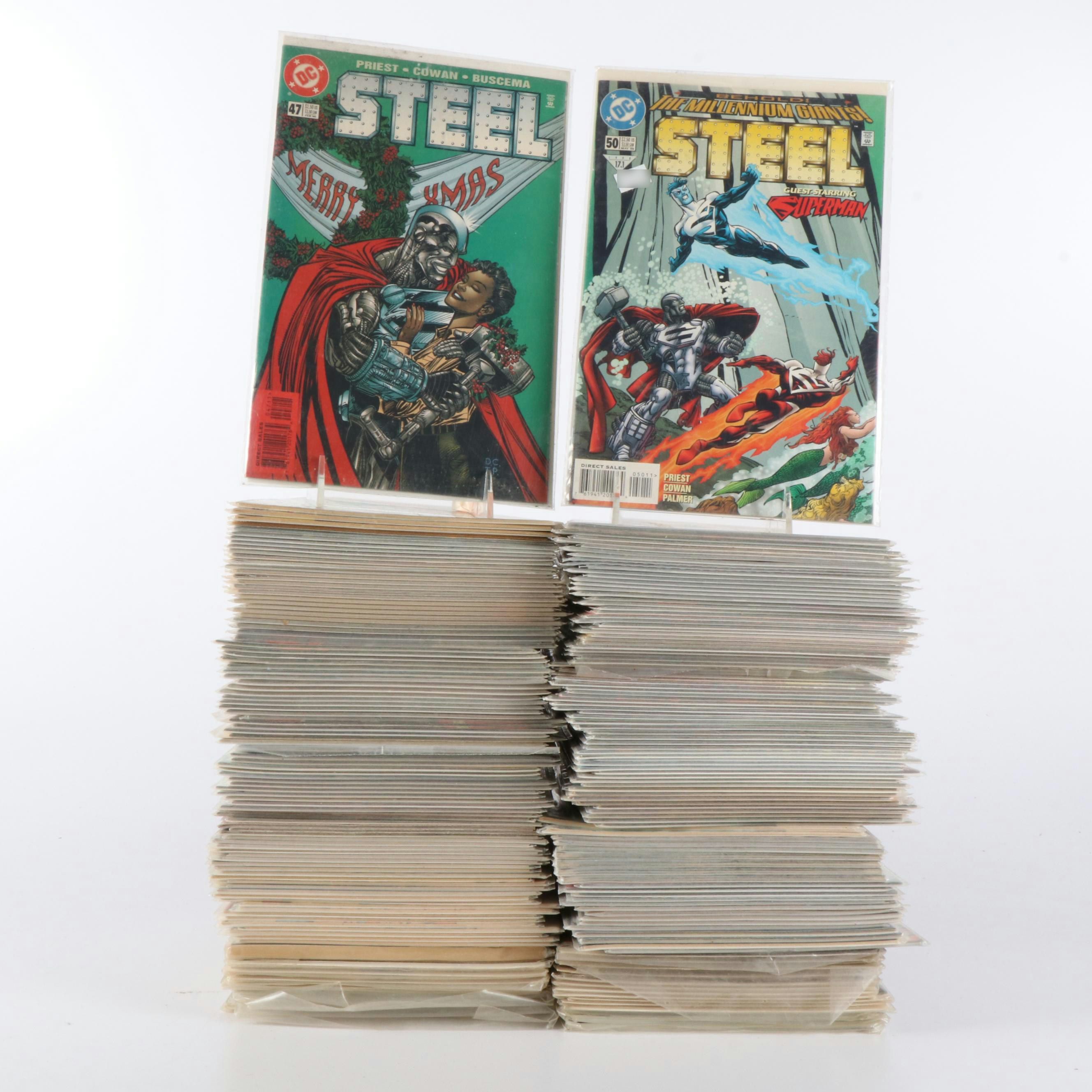 "Superman" and "Steel" Modern Age Comic Books