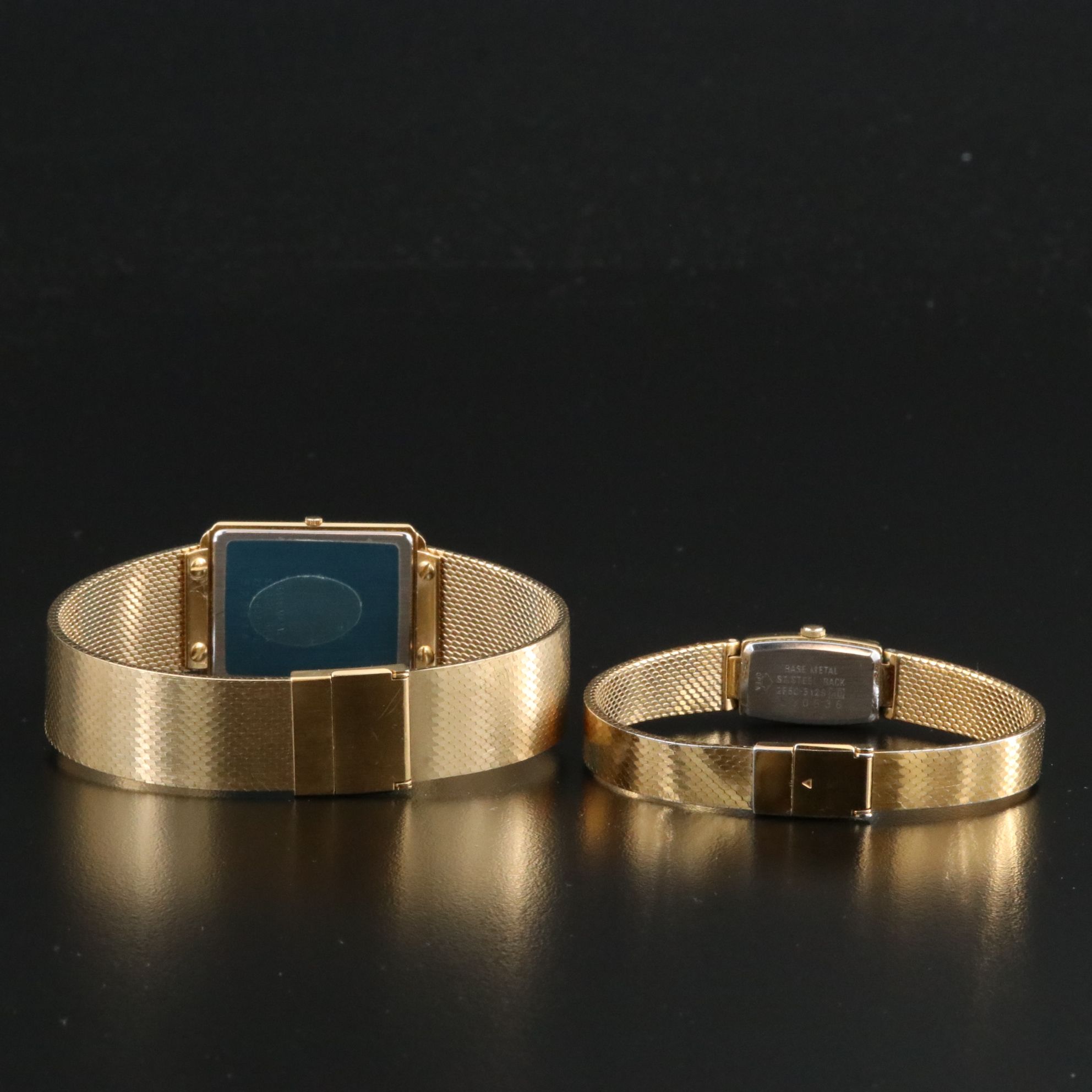 Lassale Sleek Gold-Tone Quartz Watches