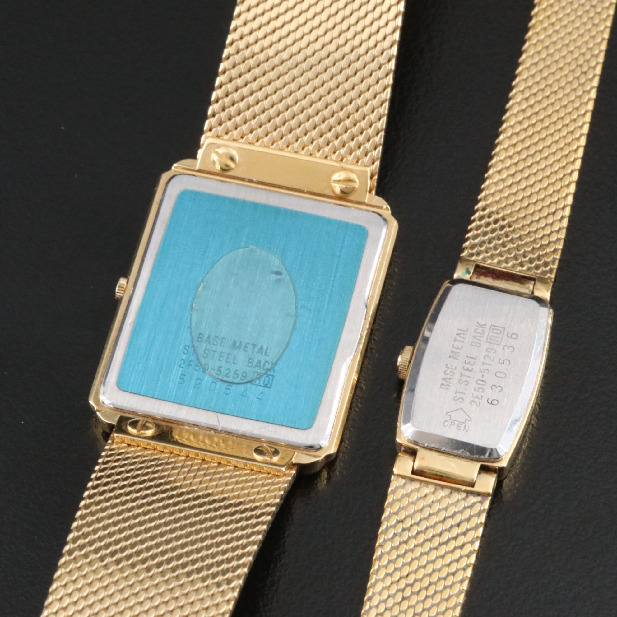 Lassale Sleek Gold-Tone Quartz Watches