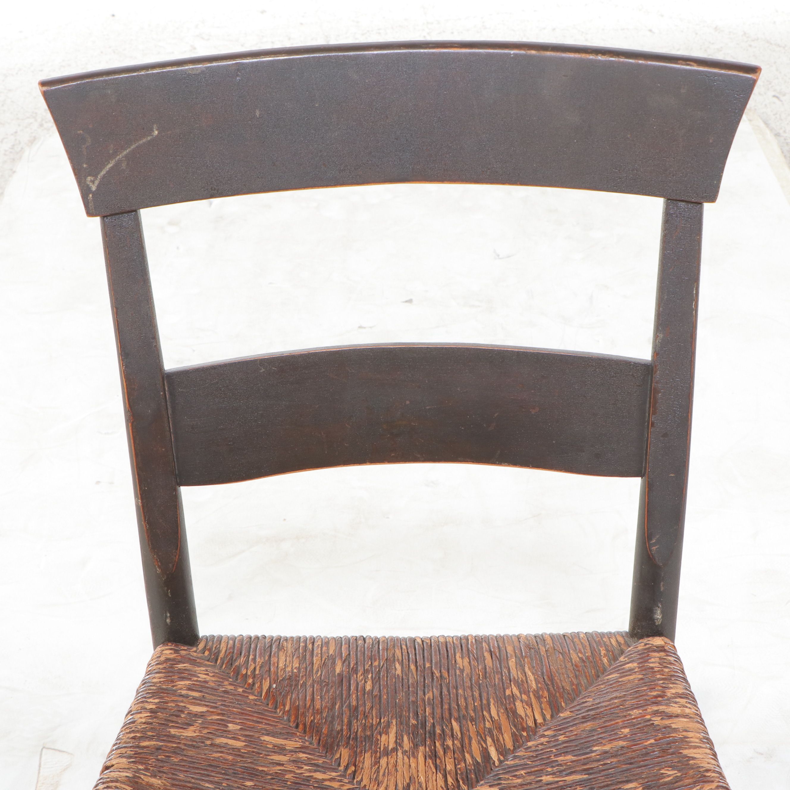 Shaker Style Rocking Chair with Rush Seat