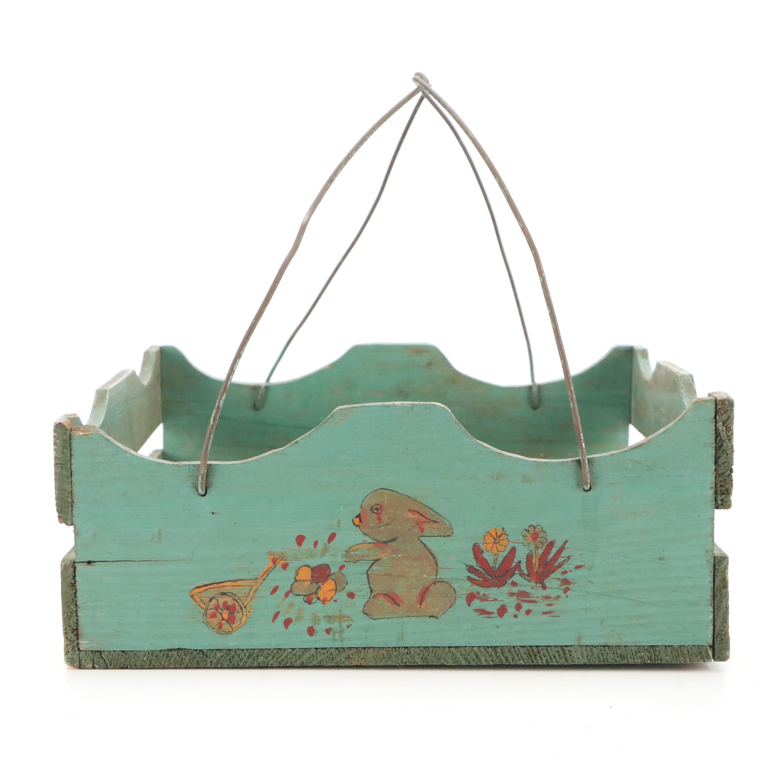 Hand-Painted Flipping Clown Toy & More, Early to Mid-20th Century