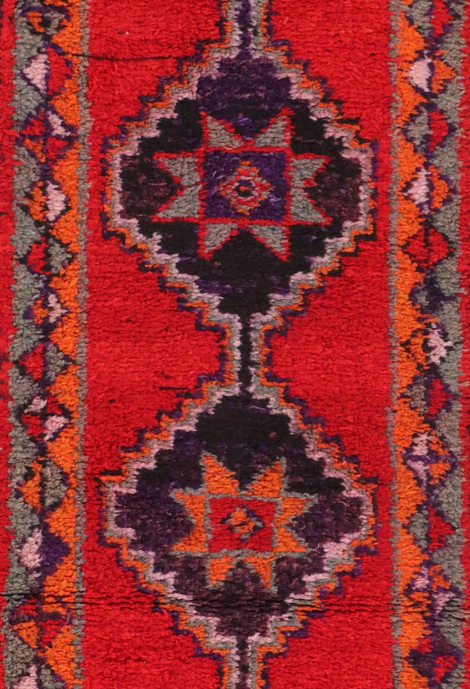 2'11 x 10'8 Hand-Knotted Turkish Village Carpet Runner