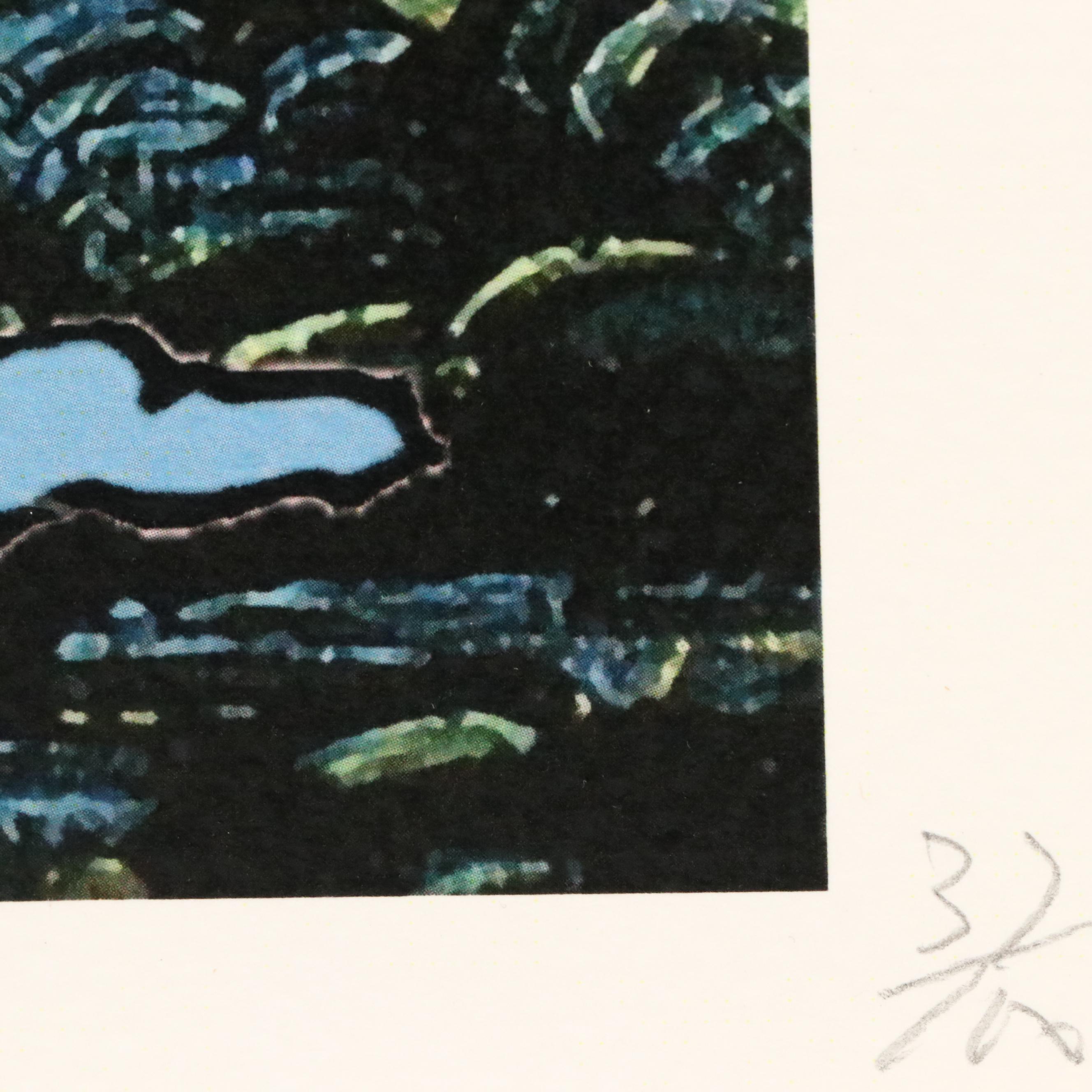 Death NYC Graphic Print of Van Gogh and Peanuts Characters, 2022