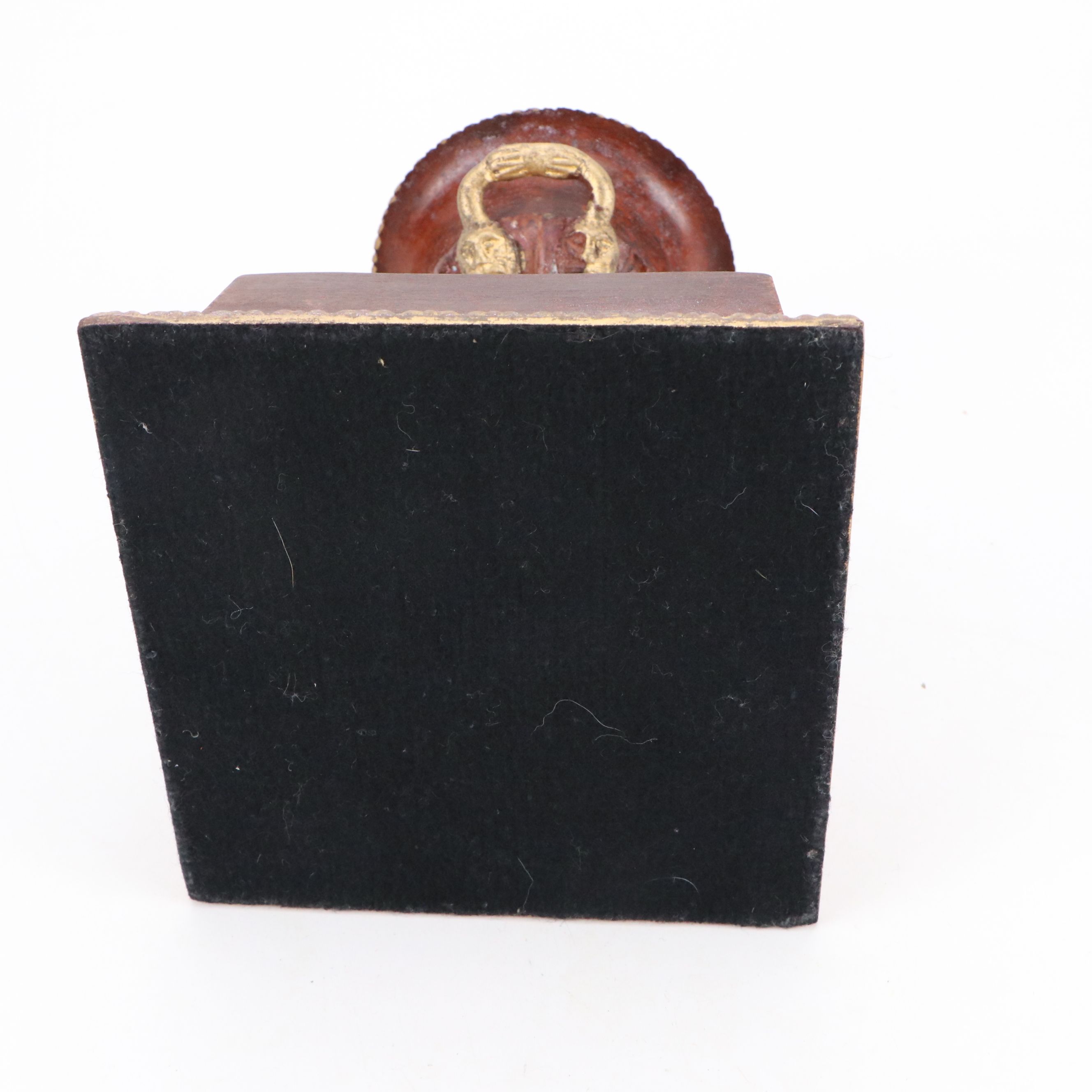 Neoclassical Style Gilt Accented Painted Cast Metal Urn