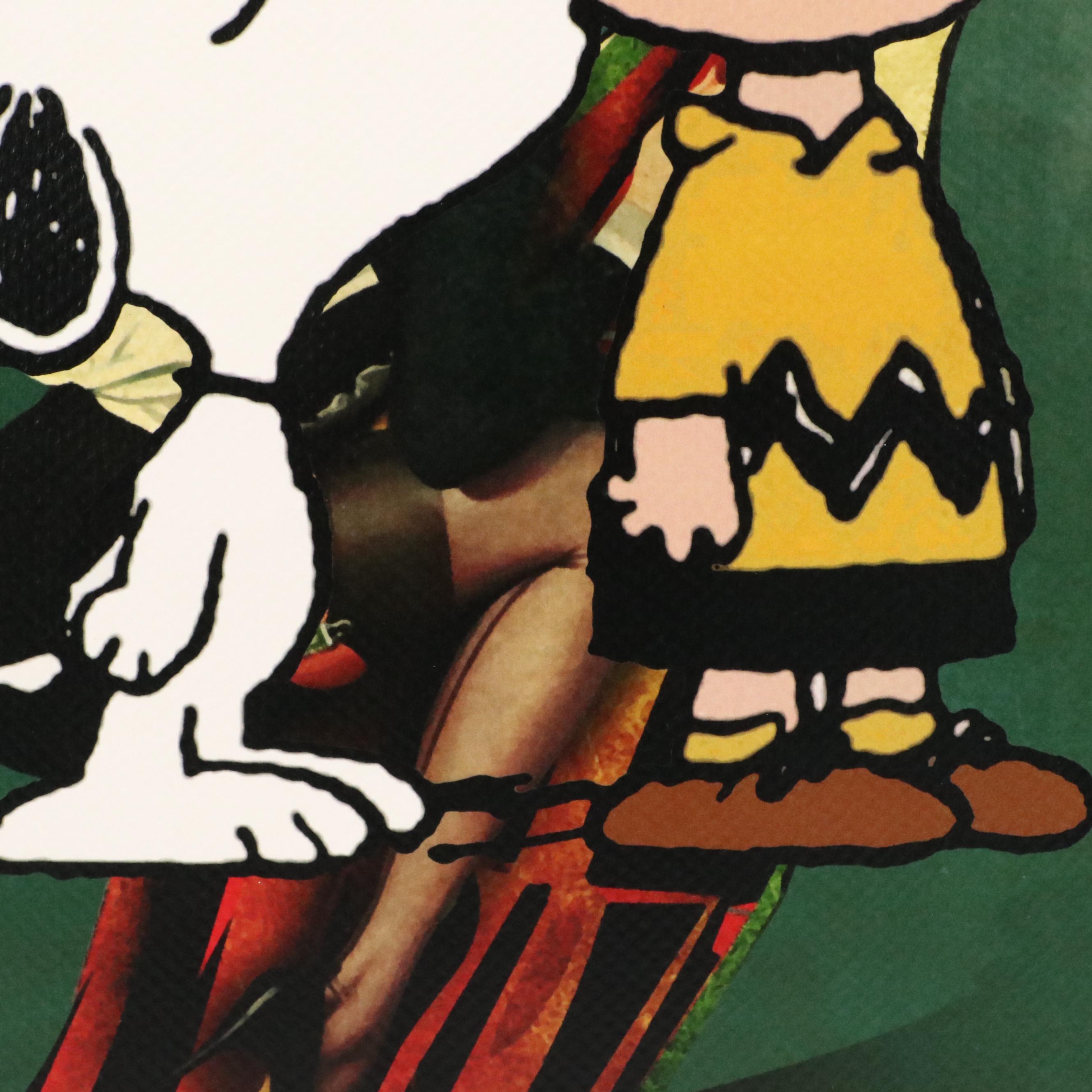 Death NYC Graphic Print of Charlie Brown x Coca-Cola, 2024