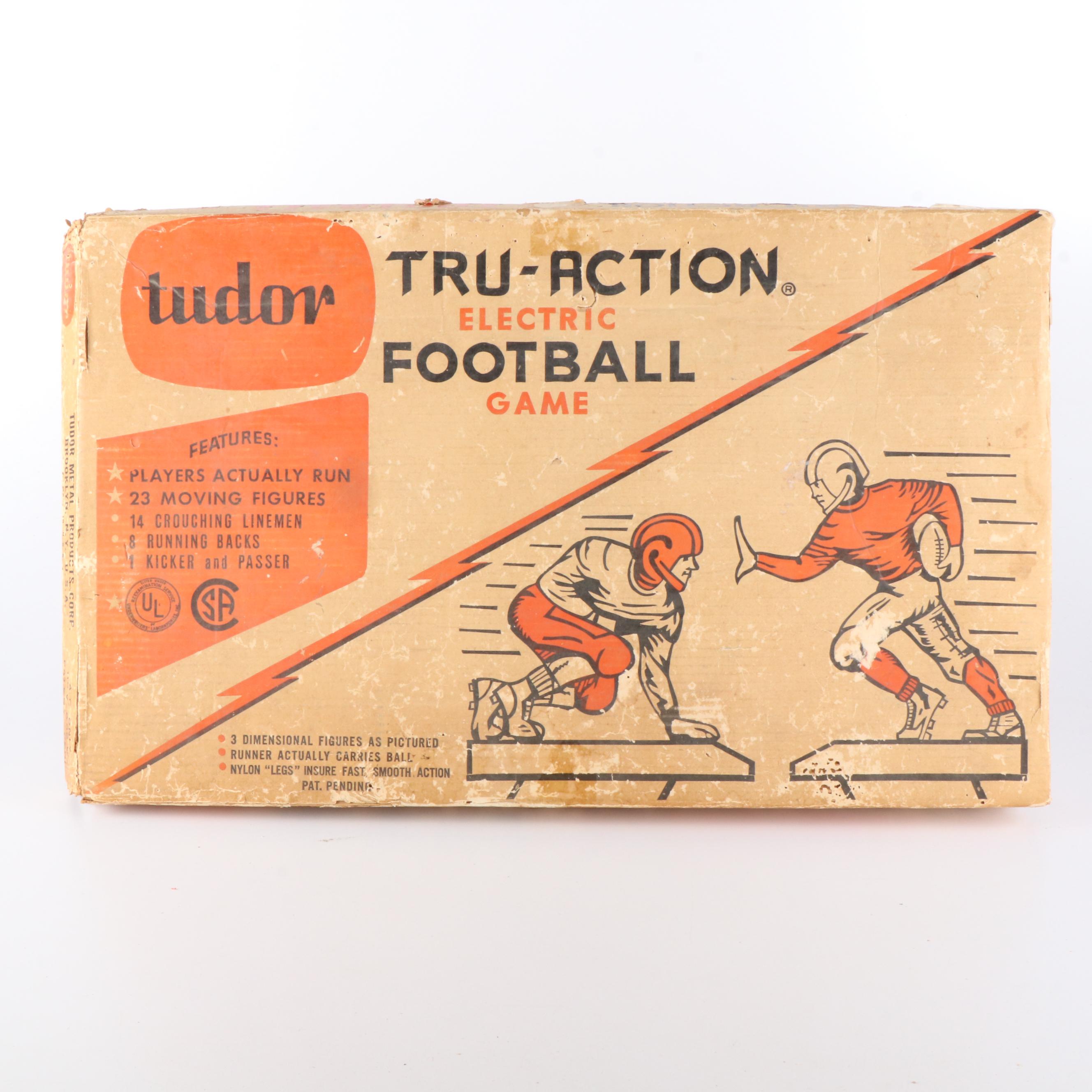 Vintage Board Games Including Electric Football and Baseball