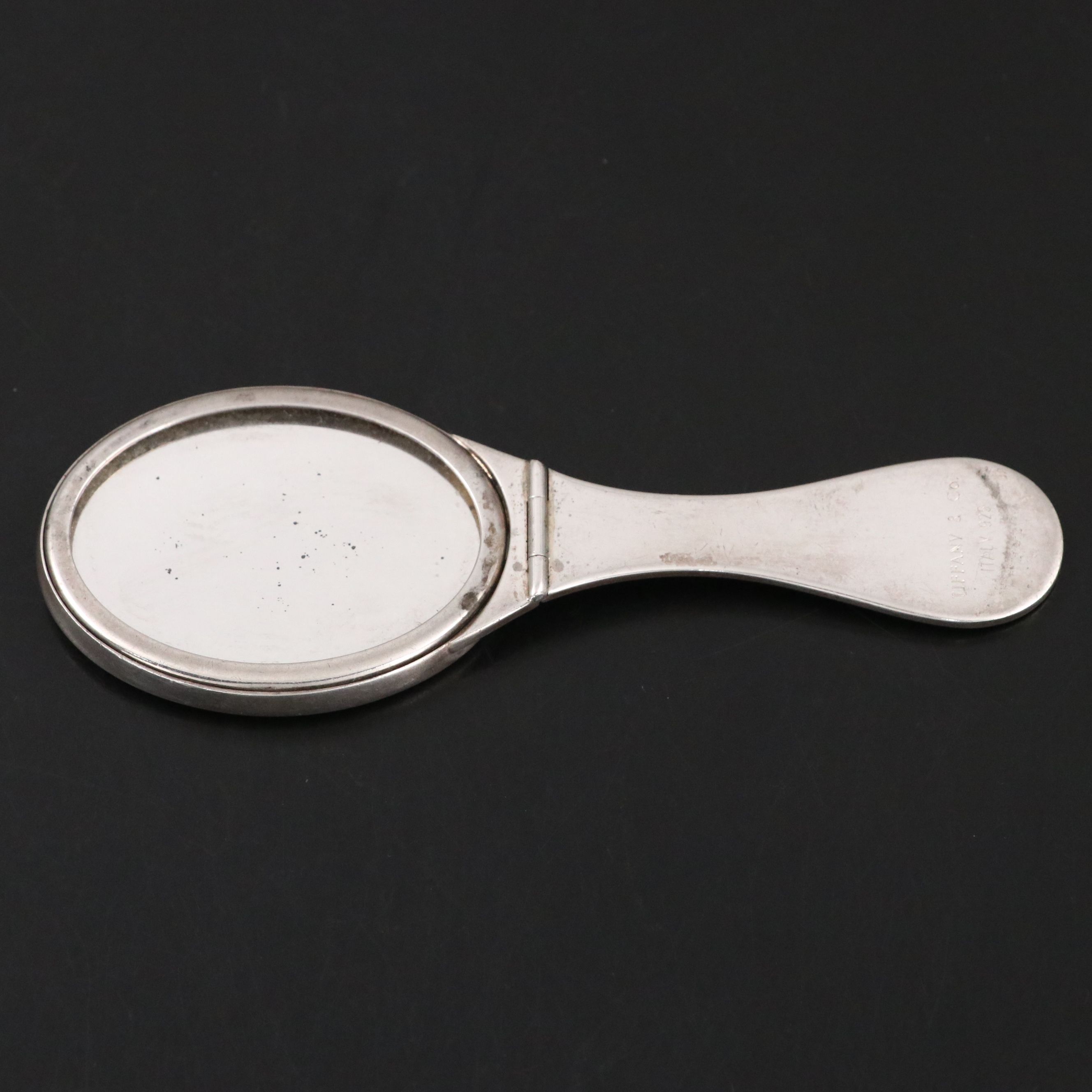 Tiffany & Co. Italian Sterling Silver Folding Pocket Mirror