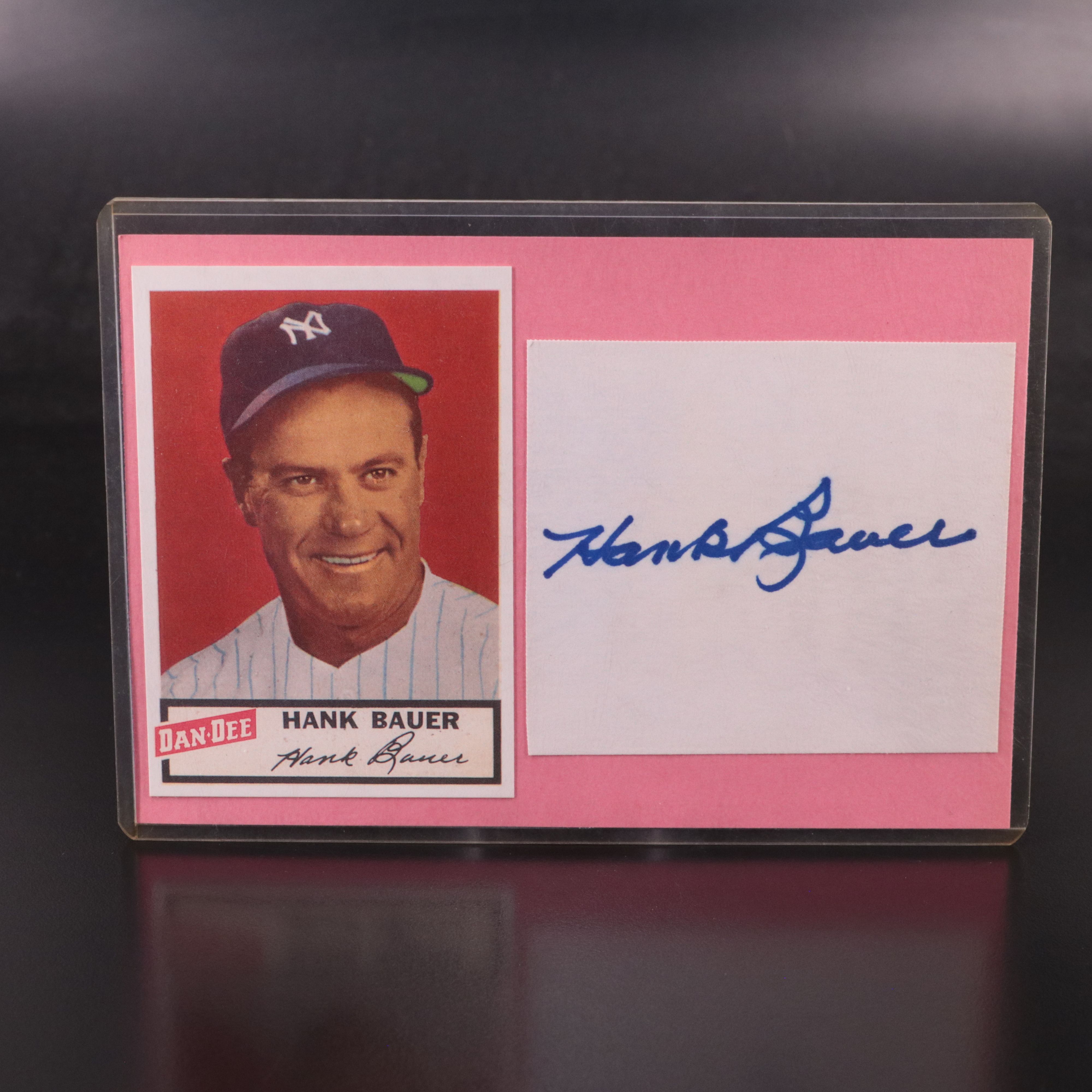 Hank Bauer and Sid Hudson Cut Signatures with More Baseball Memorabilia