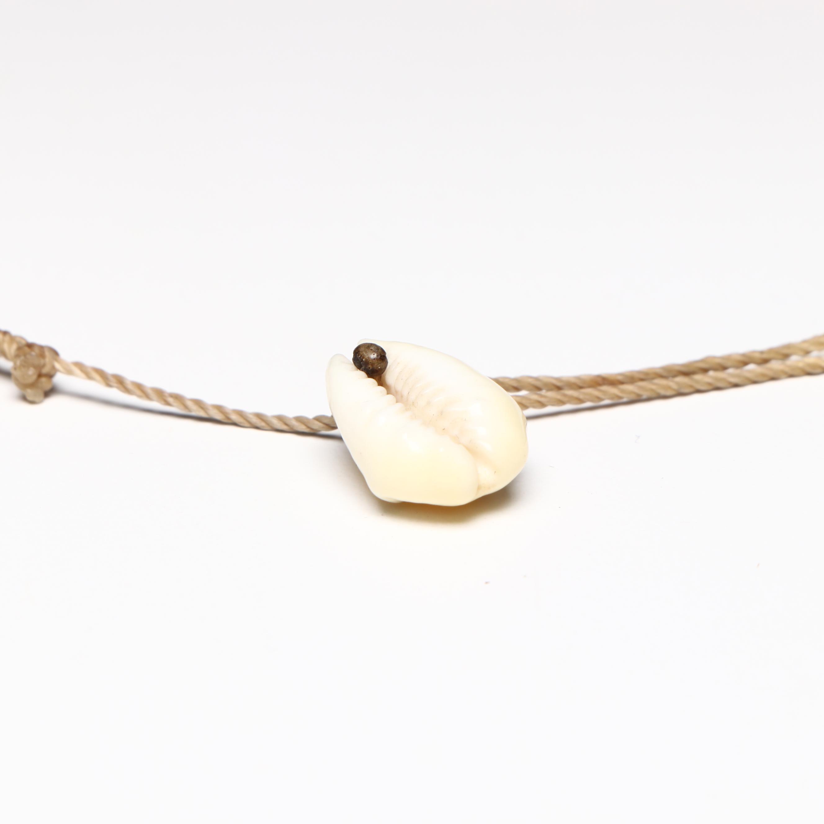 Papua New Guinea Sea Urchin Spine Necklace with Other Shell Jewelry