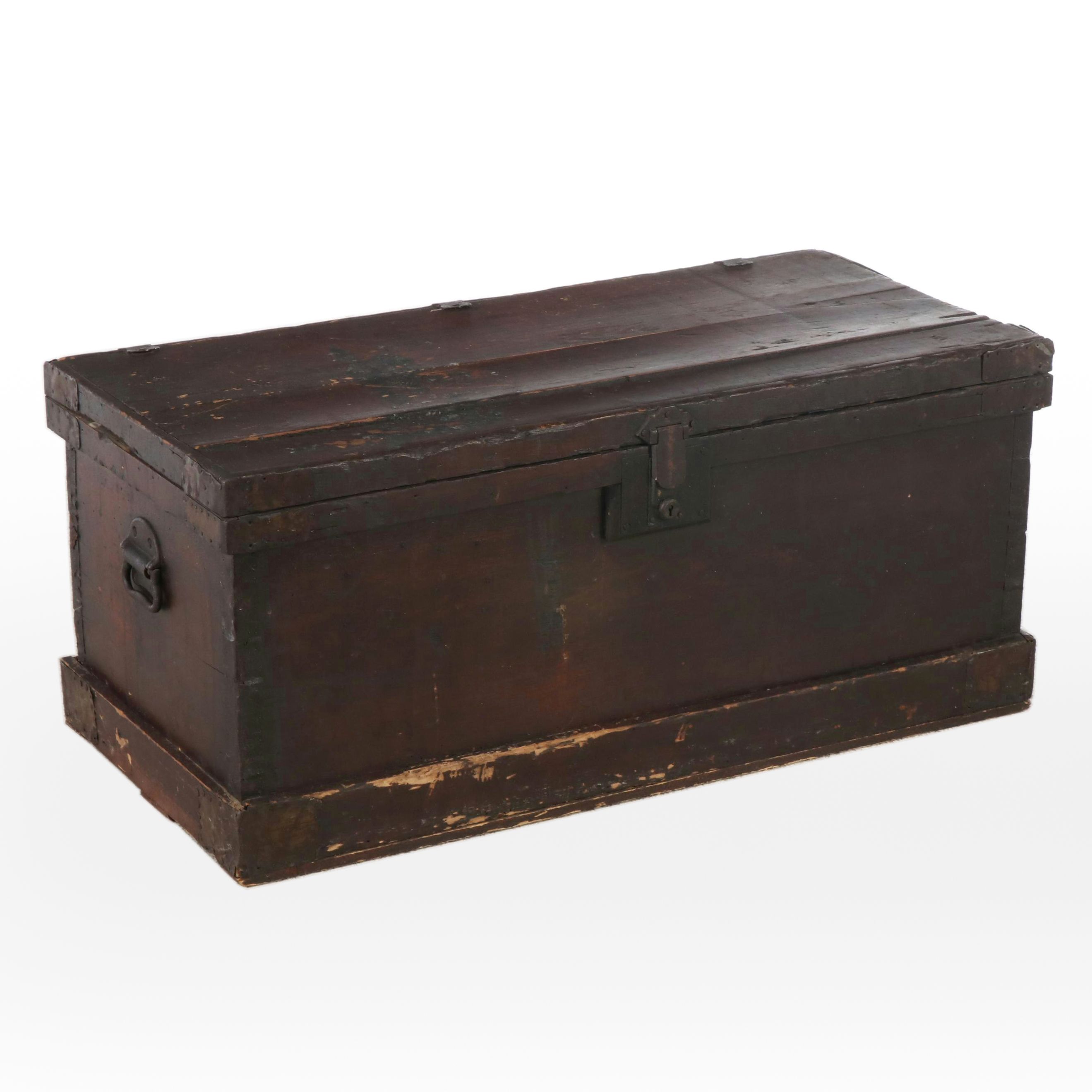 Antique Lock Box, 19th Century