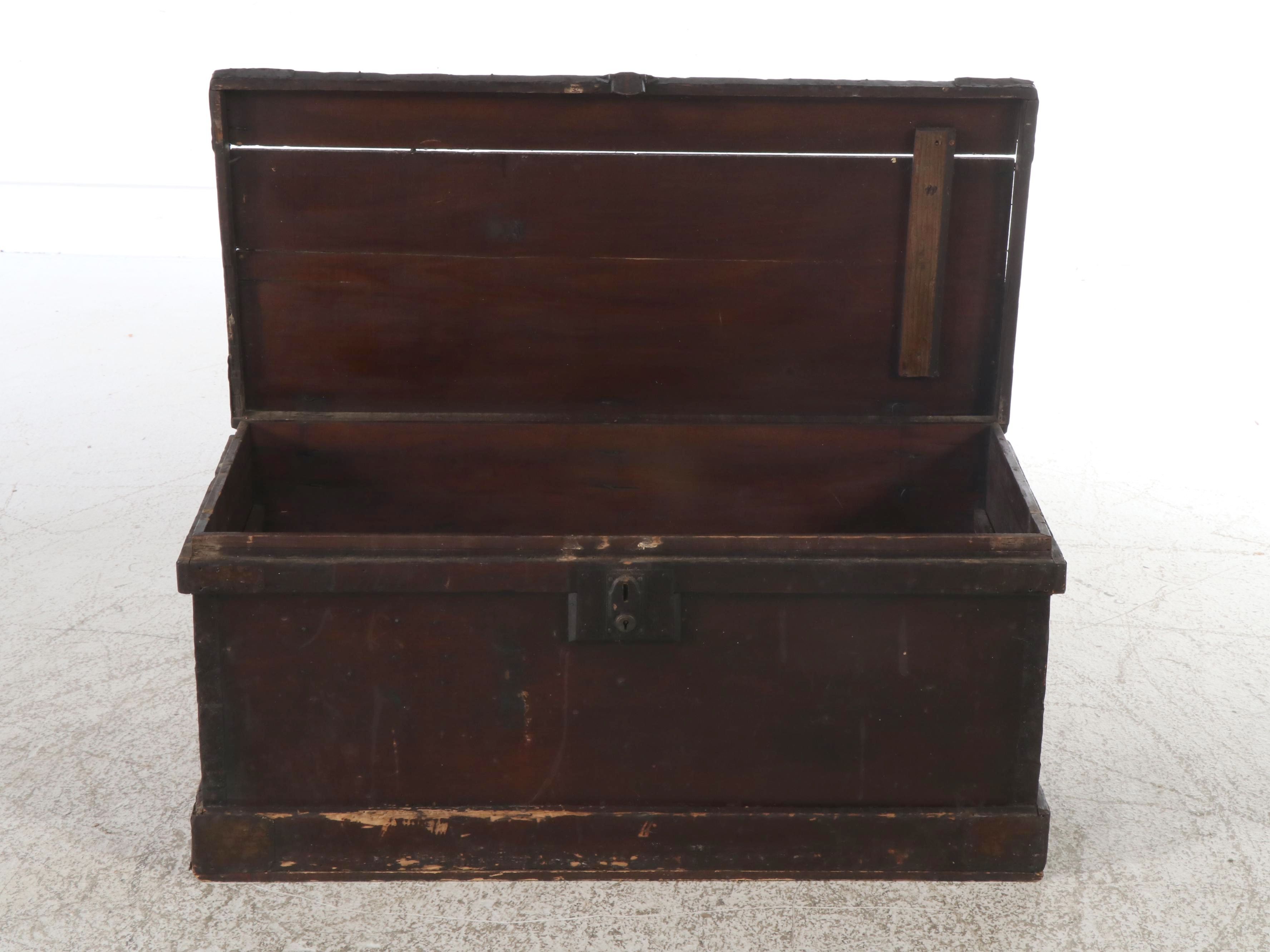 Antique Lock Box, 19th Century