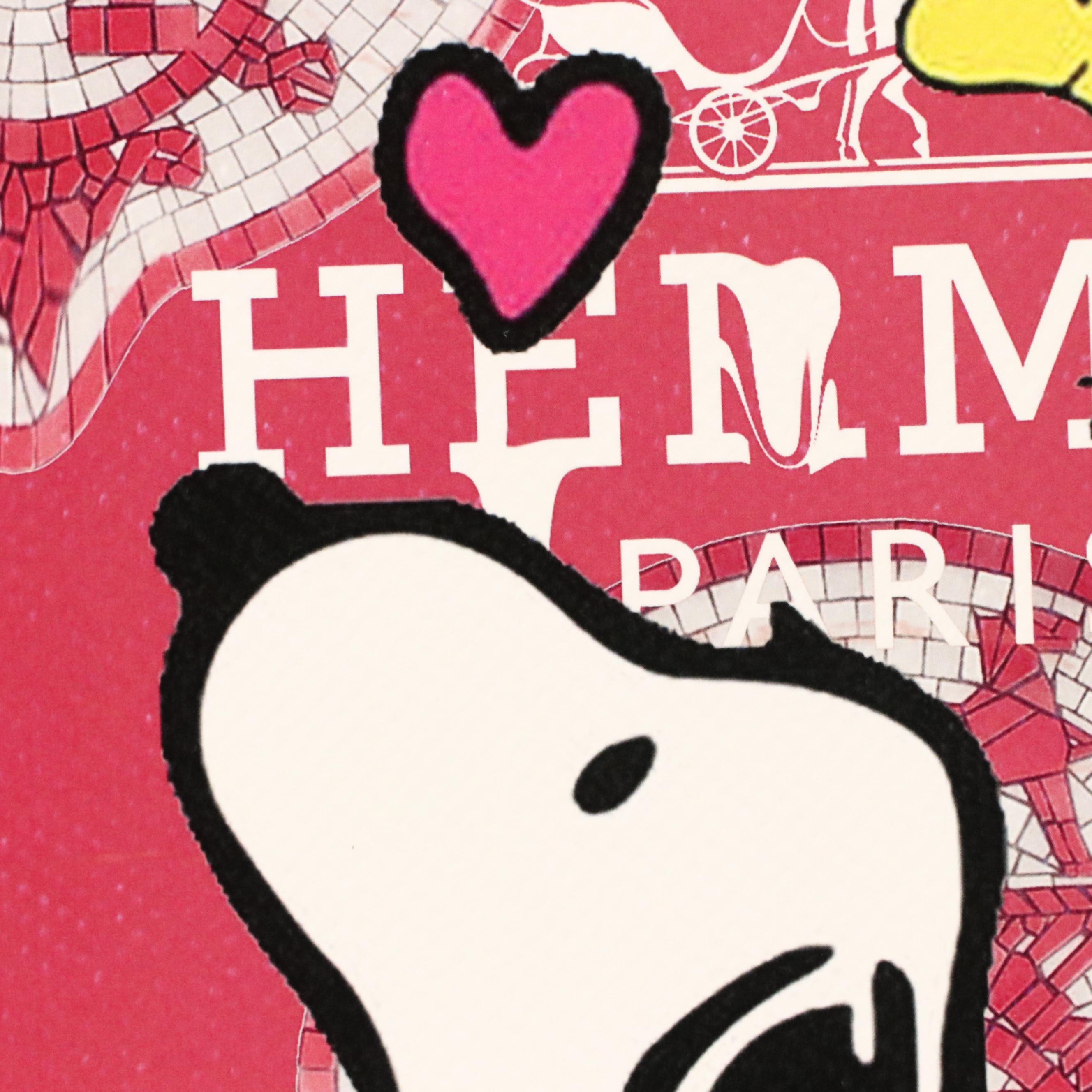 Death NYC Pop Art Graphic Print Featuring Snoopy x Hermès, 2022