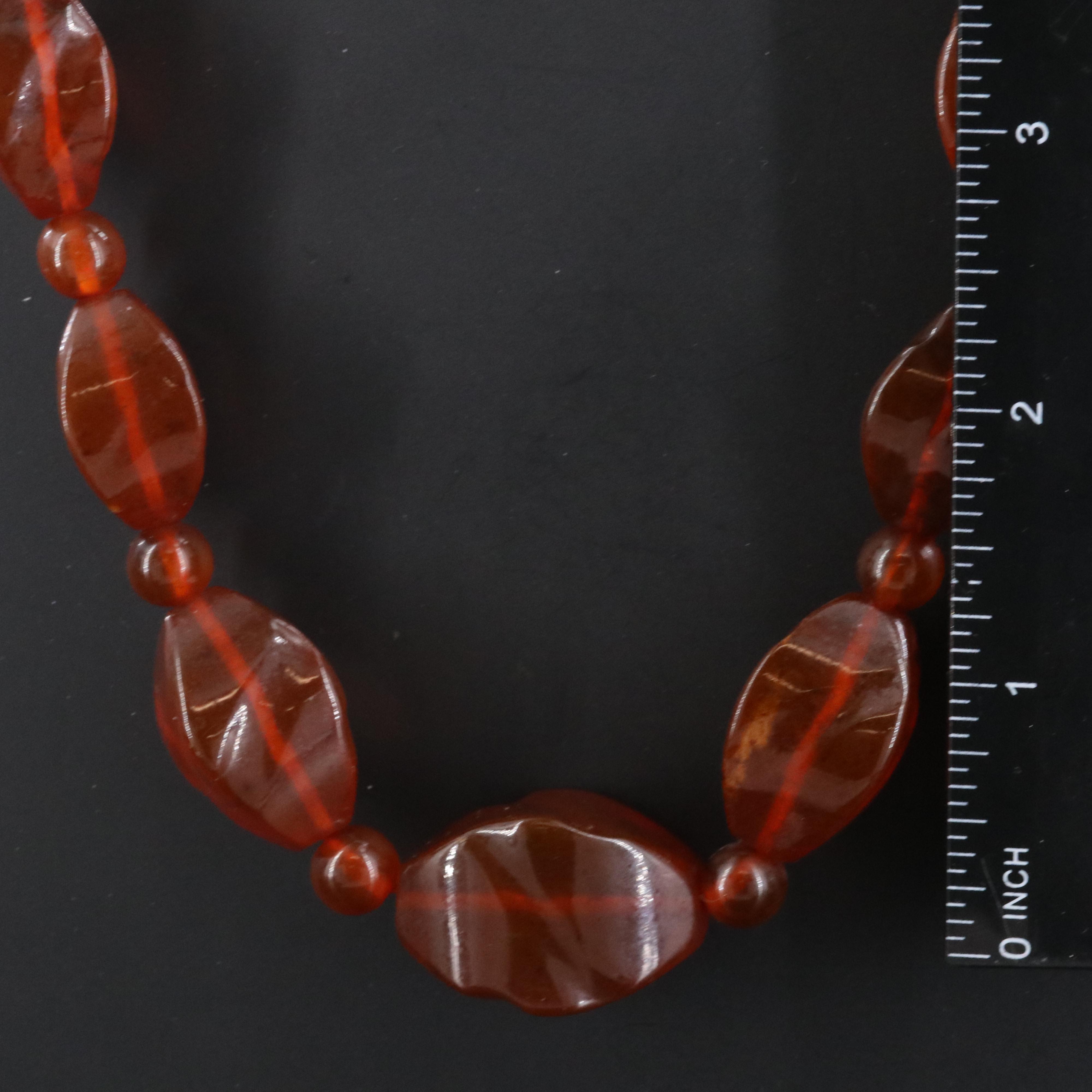 Graduated Ambroid Necklace