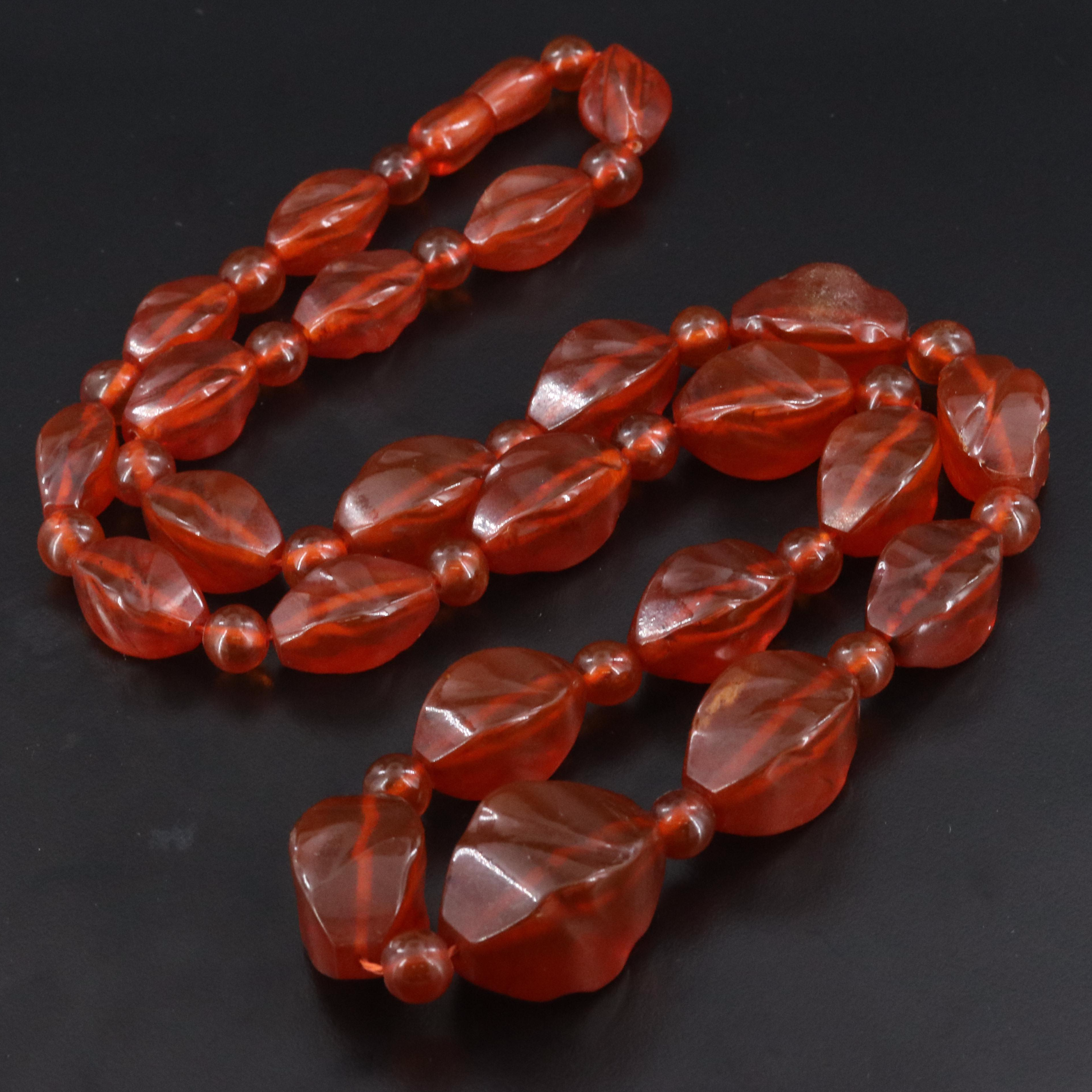 Graduated Ambroid Necklace