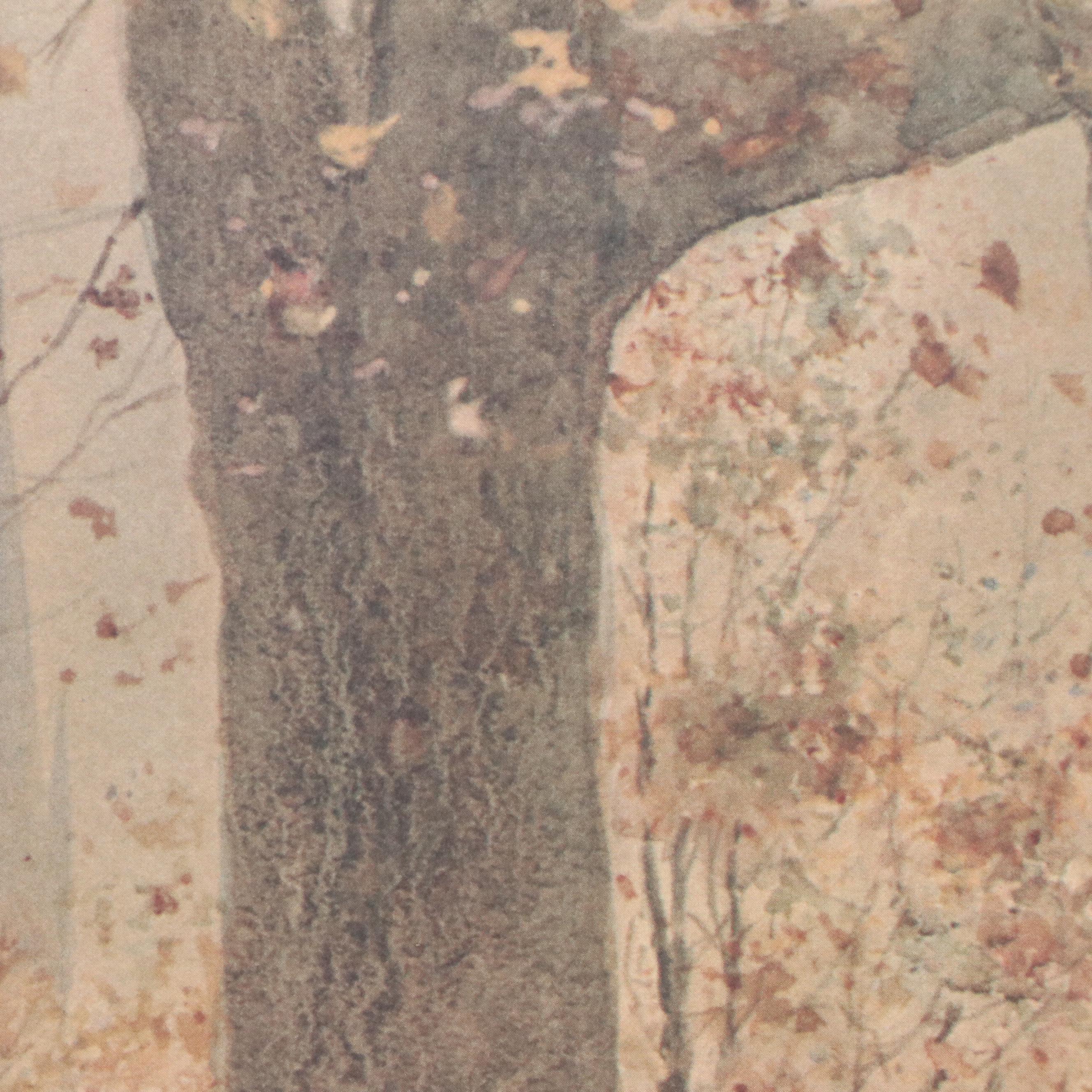 After Paul Sawyier Offset Lithograph "Autumn on Wapping Street"