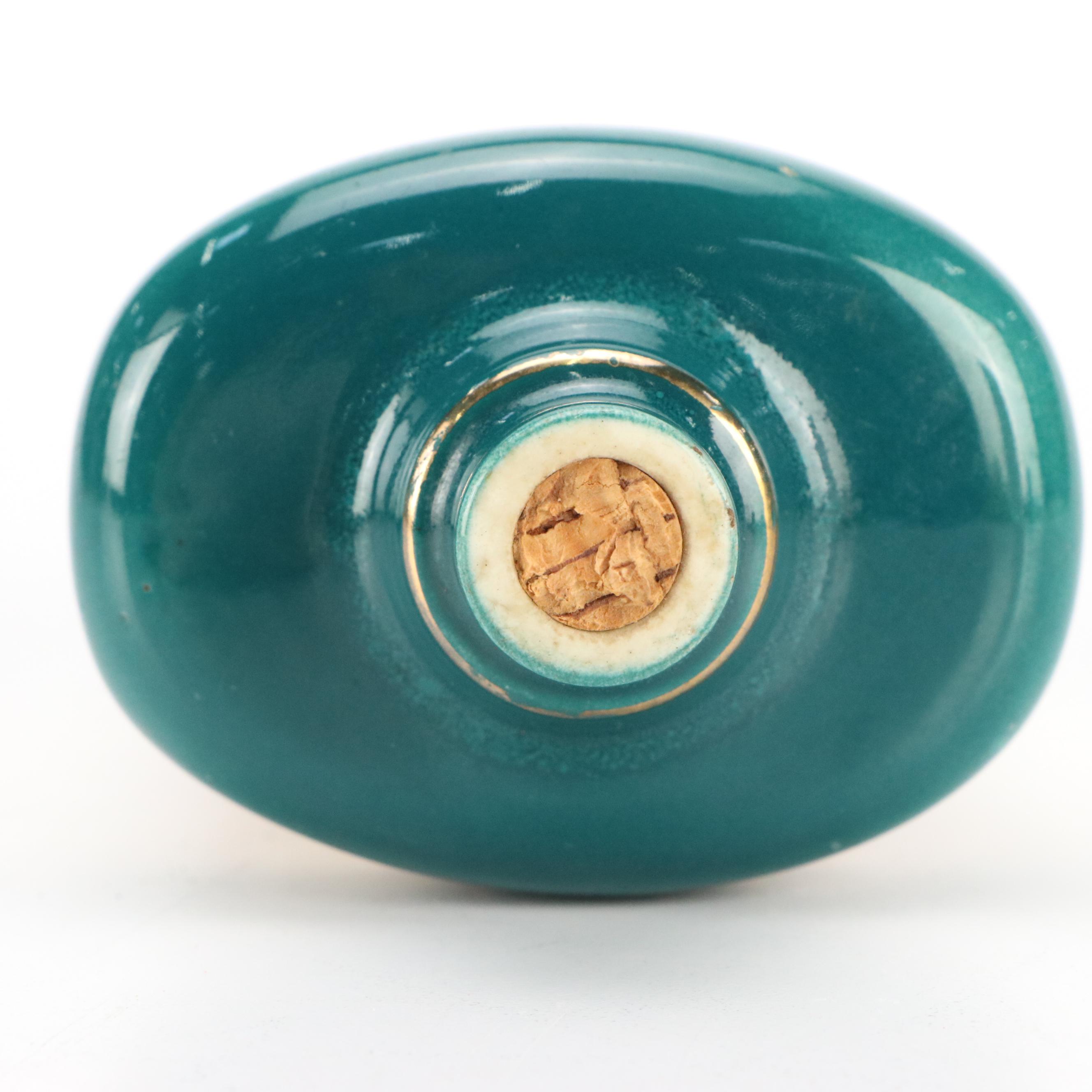 Mexican Lofisa Boar Hunting Scene Ceramic Hunt Flask