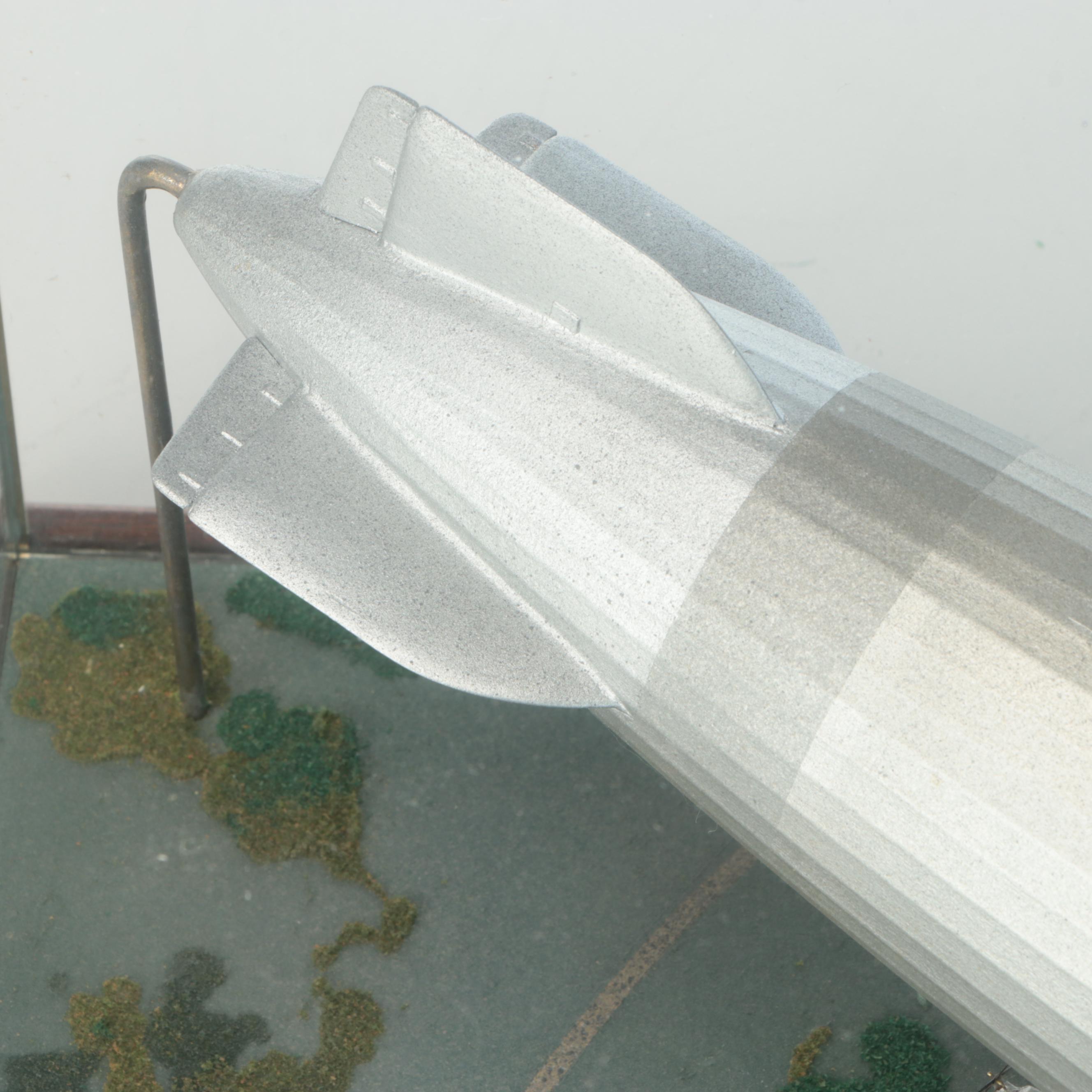 D. P. O'Neill "Hindenburg Airship, 1936" 1:500 Scale Model in Glass Vitrine