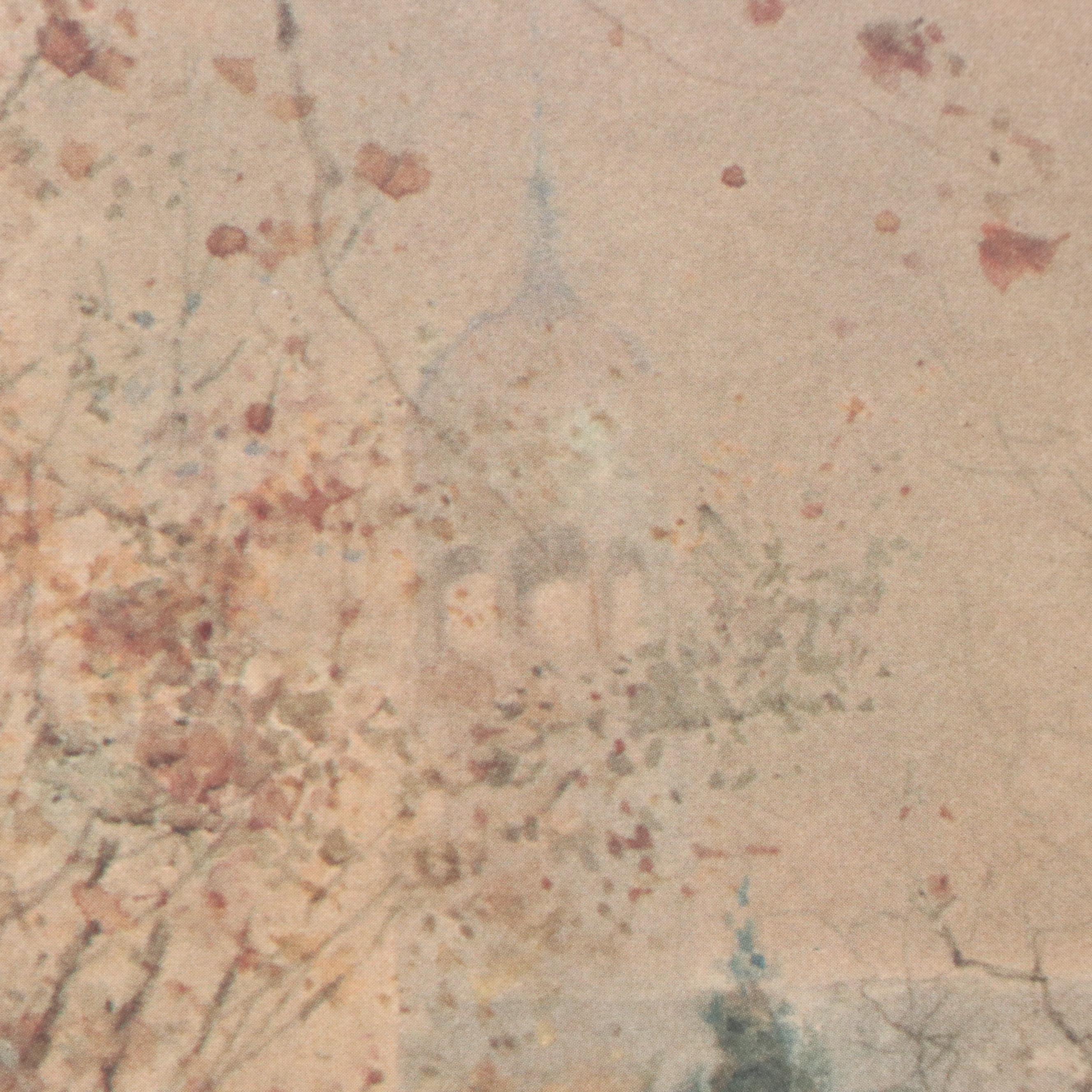 After Paul Sawyier Offset Lithograph "Autumn on Wapping Street"